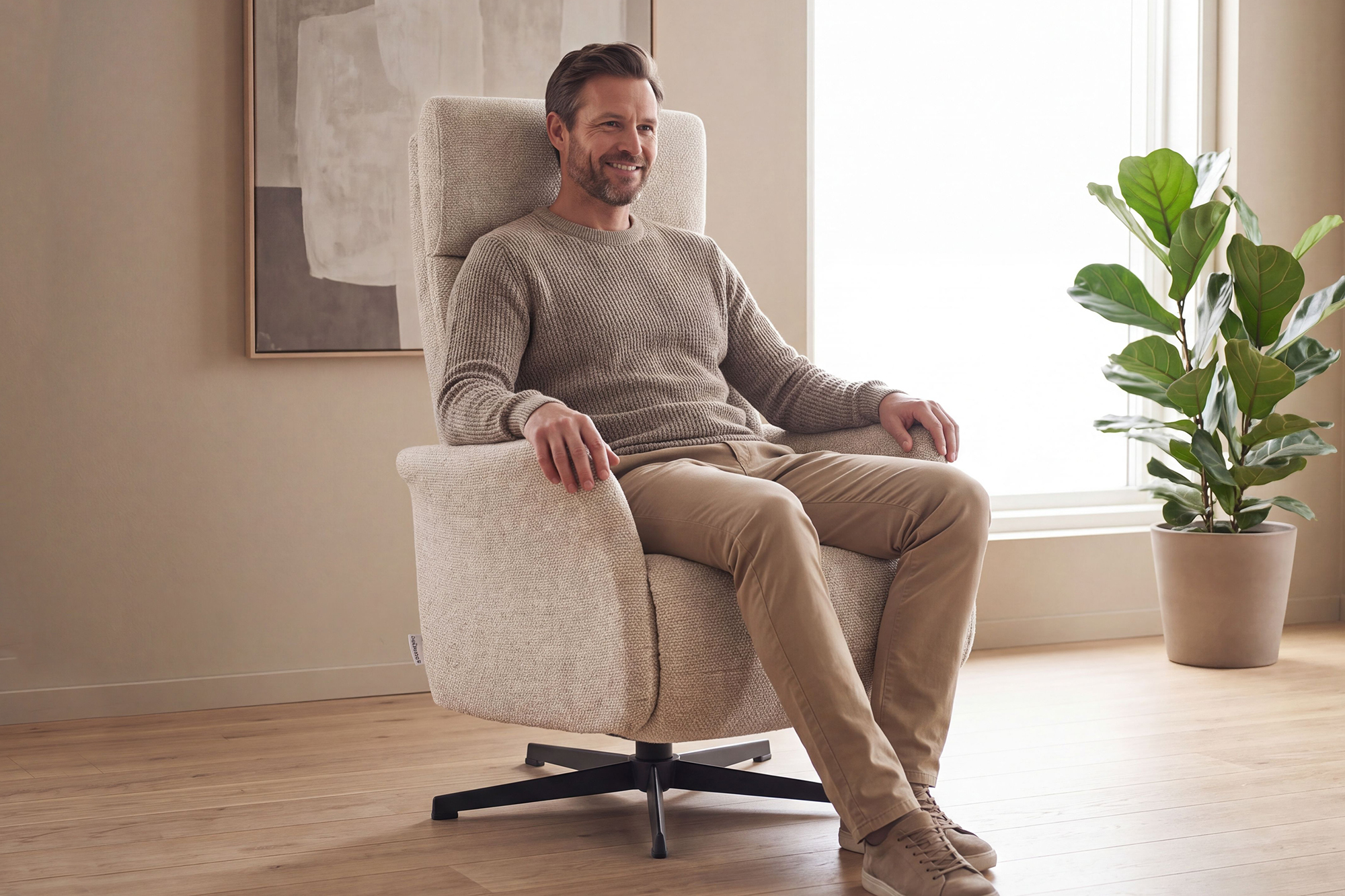 Hedvig Recliner Beige