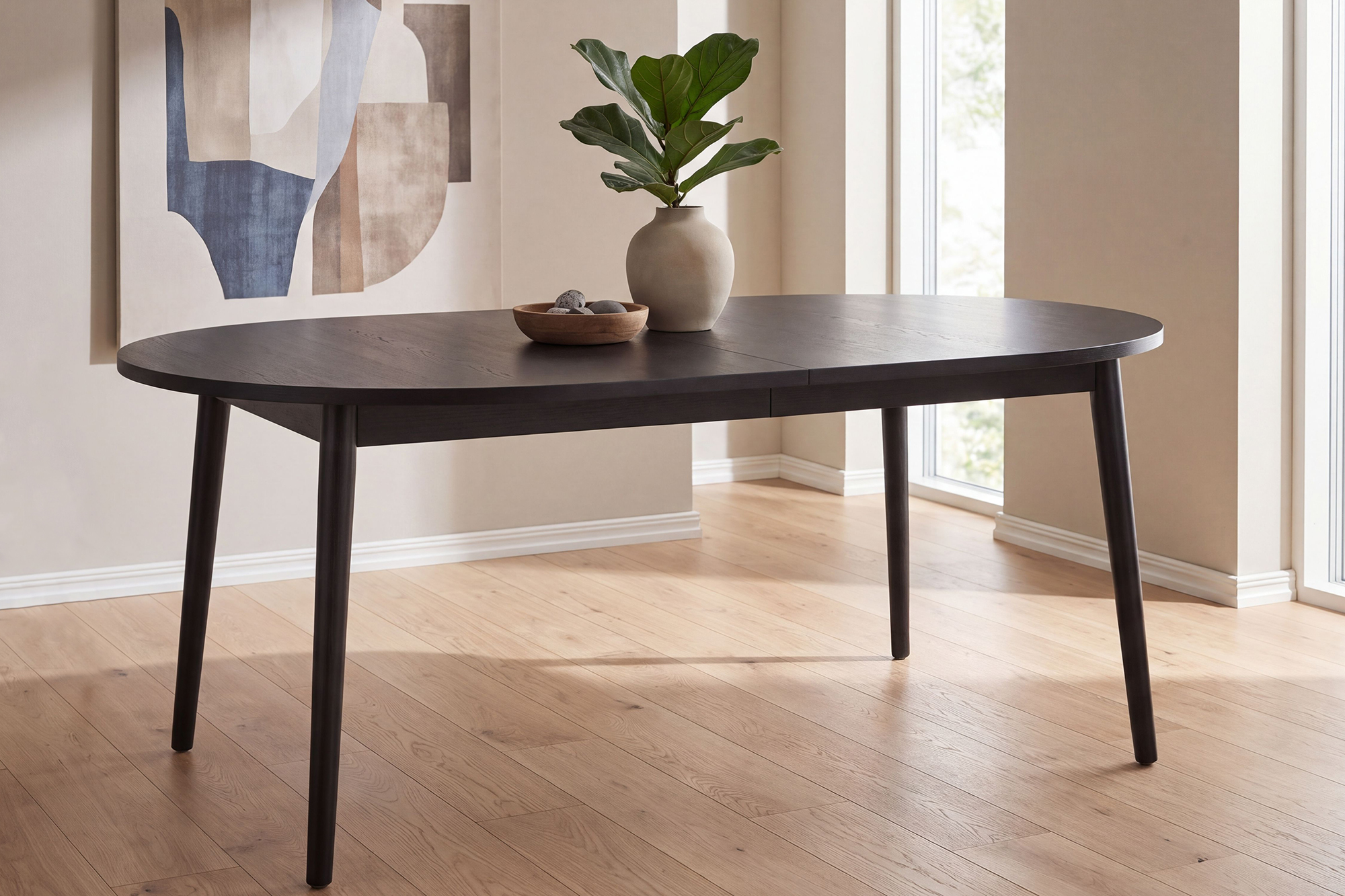 Sophie Ovalt Spisebord 210 Sort