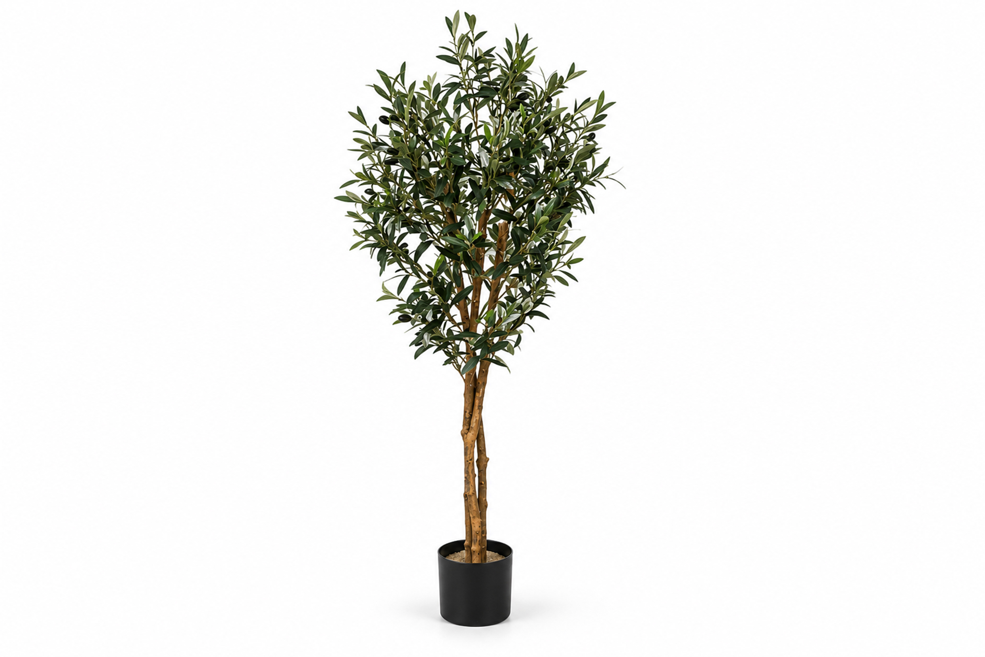 Kunstig Oliventre Slim  m/Oliven UV 120 cm