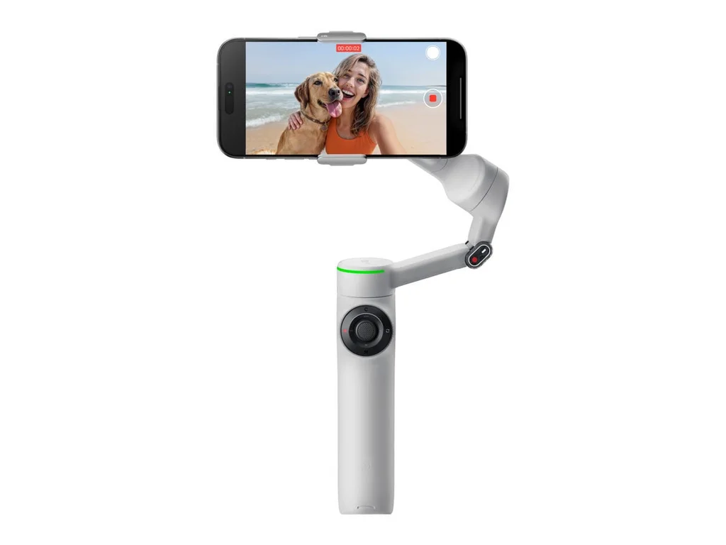 Insta360 Flow 2 Pro AI Tracker Bundle Summit White