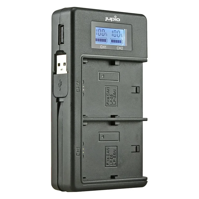 Jupio LPE6/LP-E6N Duo Charger Canon
