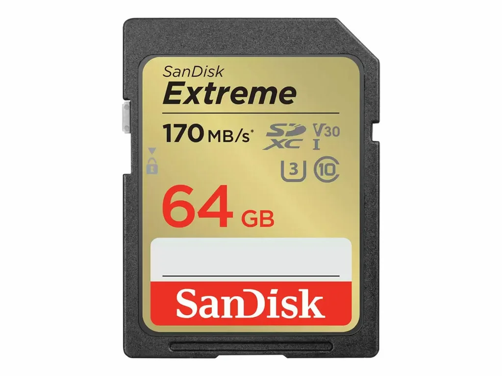 SanDisk SDHC Extreme 64GB 170MB/s UHS-I U3 V30