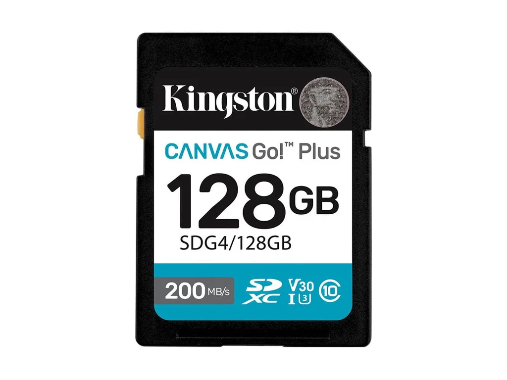 Kingston Canvas Go Plus Gen4 SDXC, 200MB/s, C10, UHS-I, U3, V30
