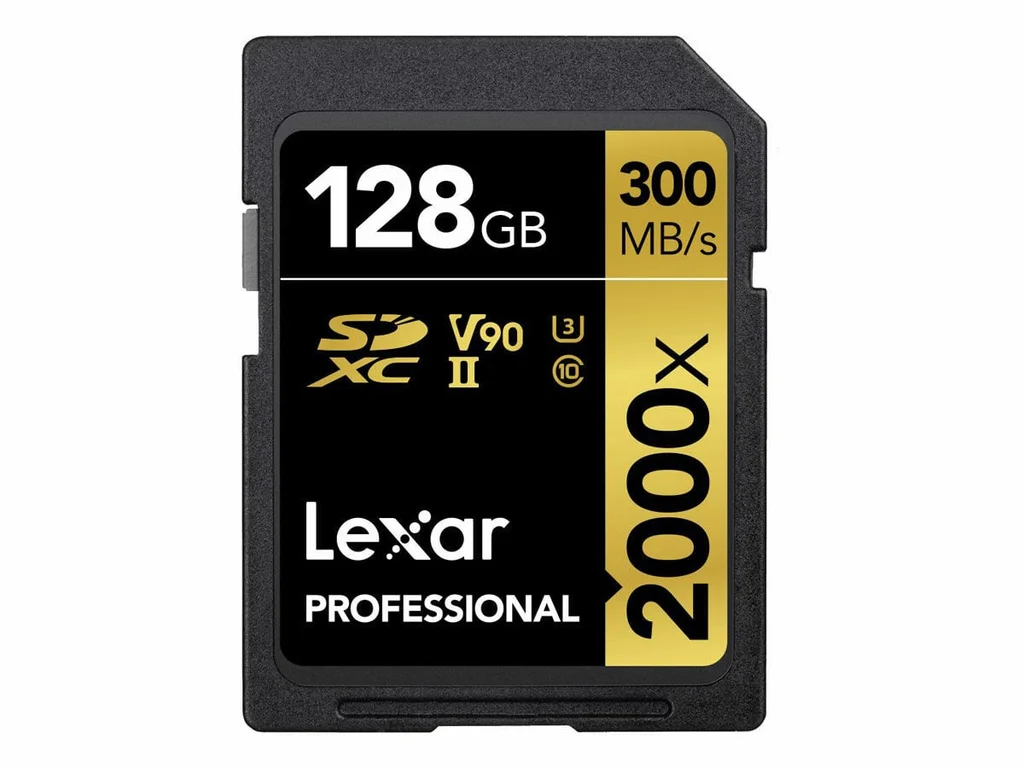 Lexar SDXC 300MB/s 2000x V90 Class 10 UHS-II Professional