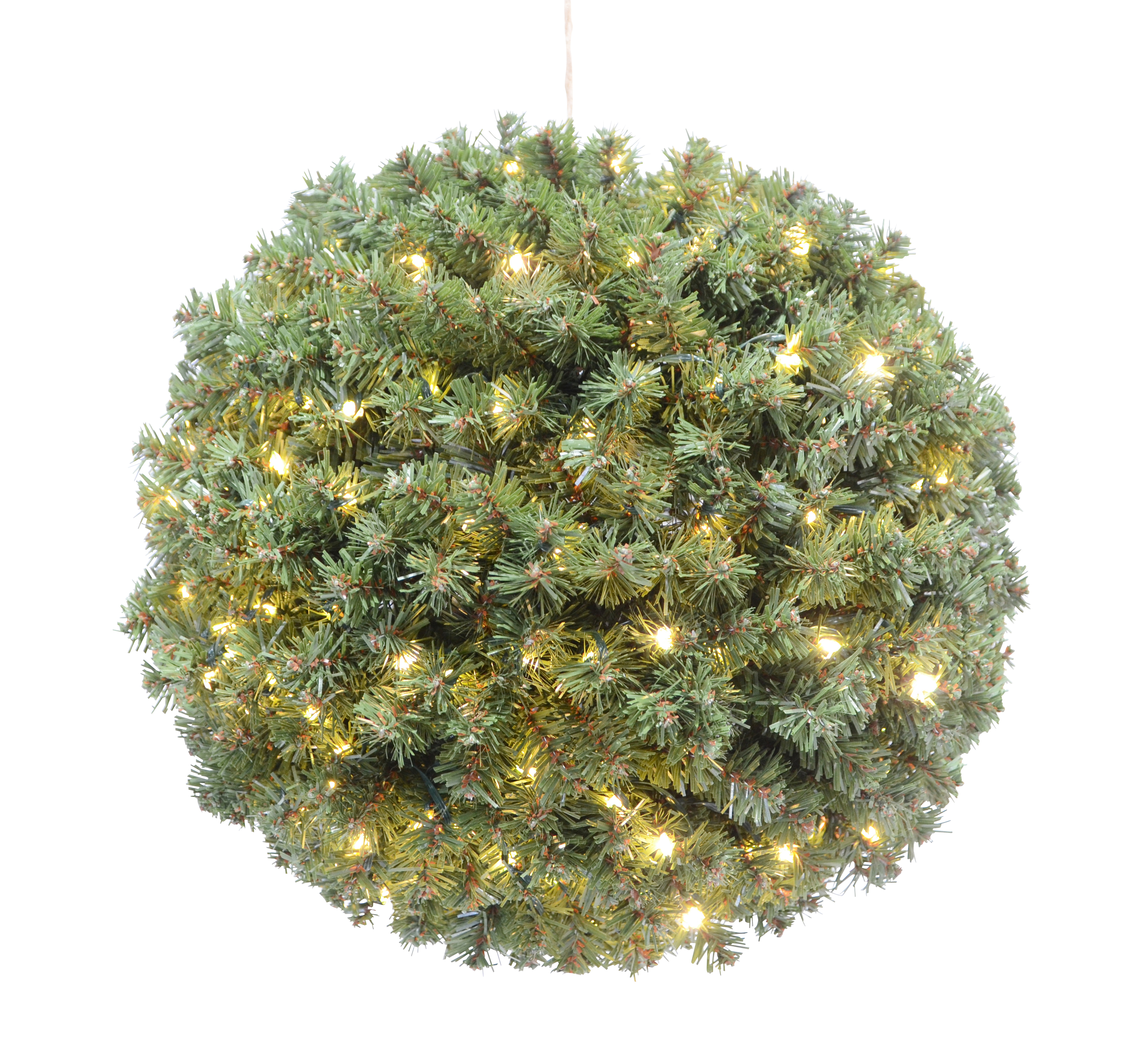 Spruce Ball with Lights
