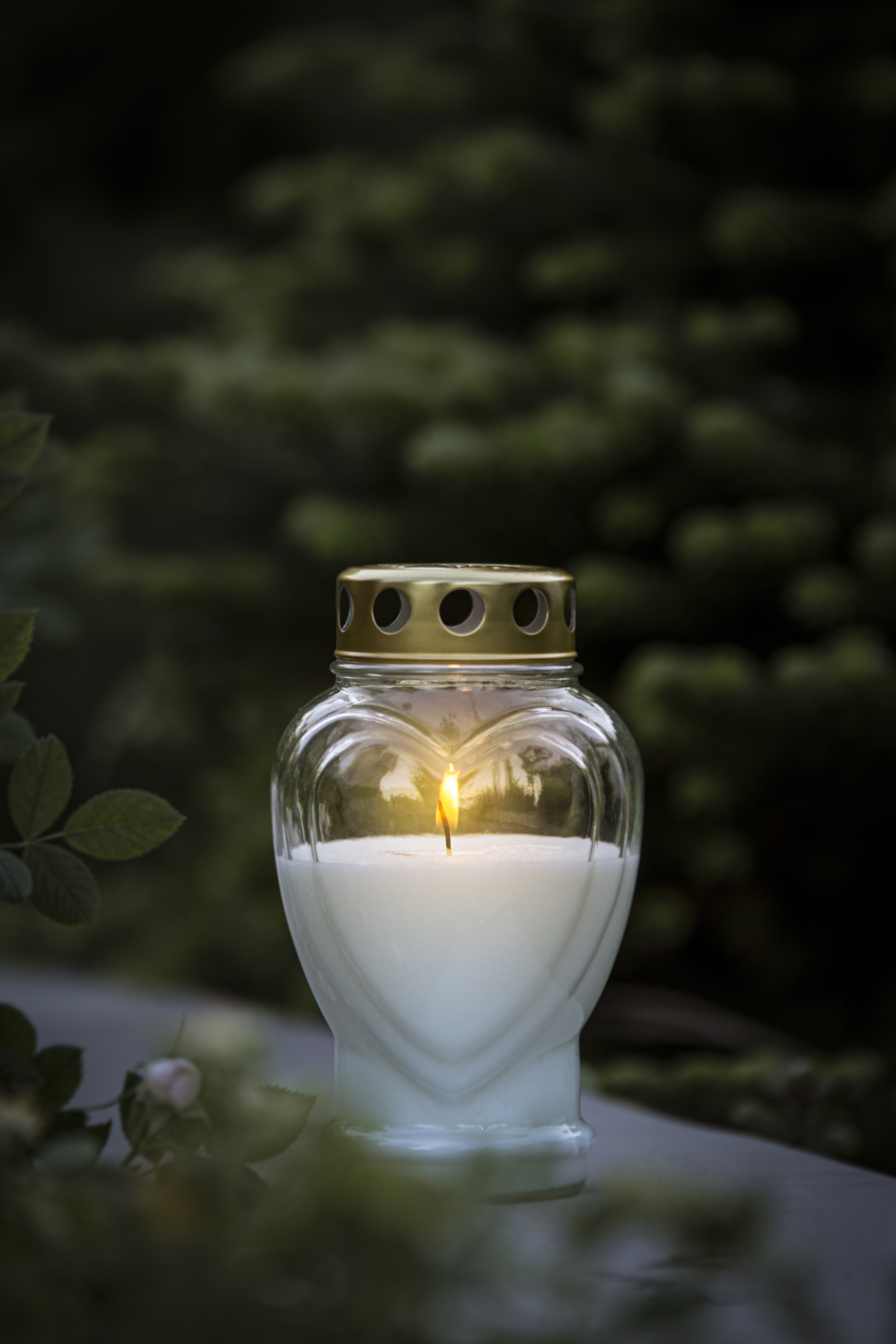 Gravelight glass Heart shape 