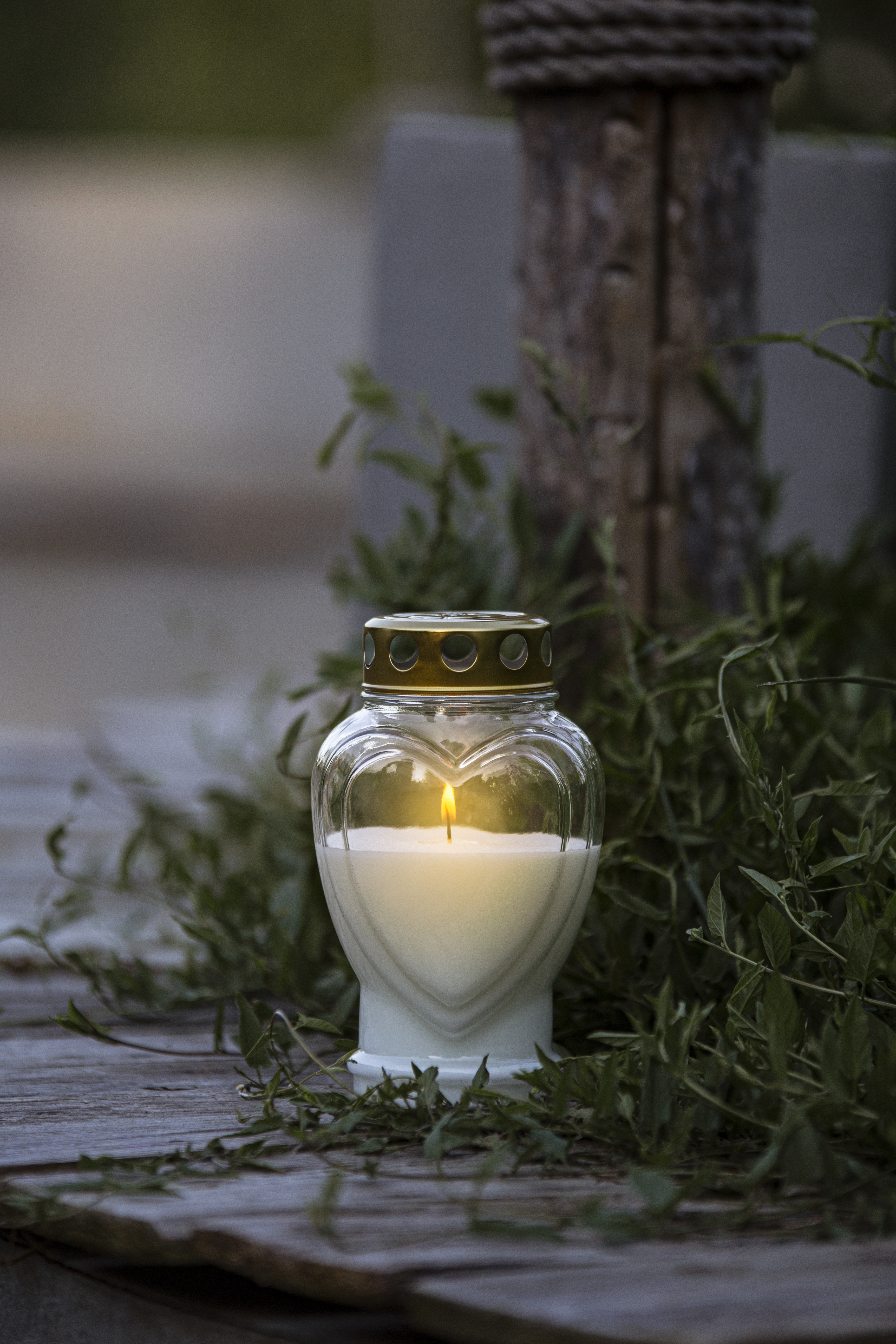 Gravelight glass Heart shape 