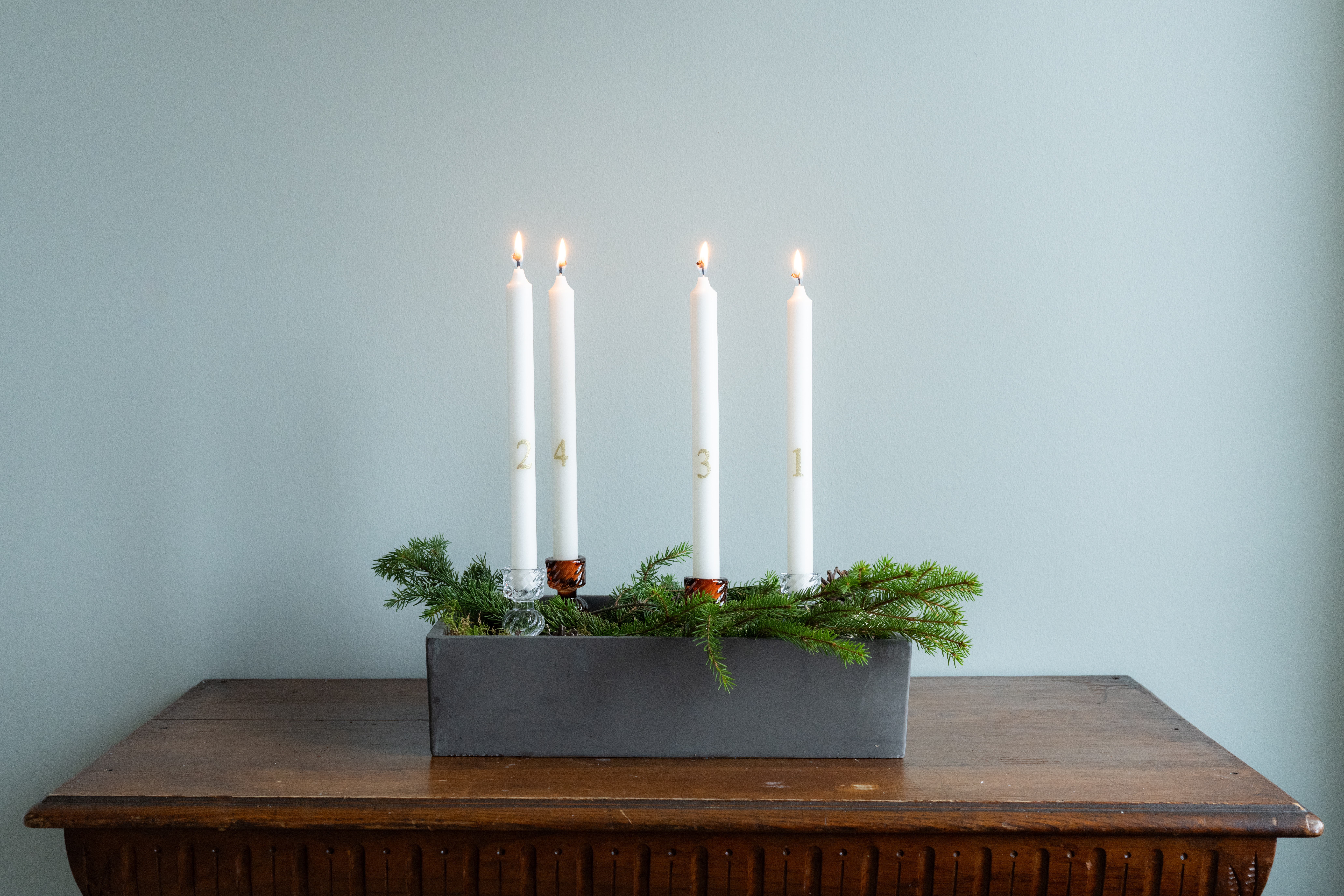 Crown candle  Advent 