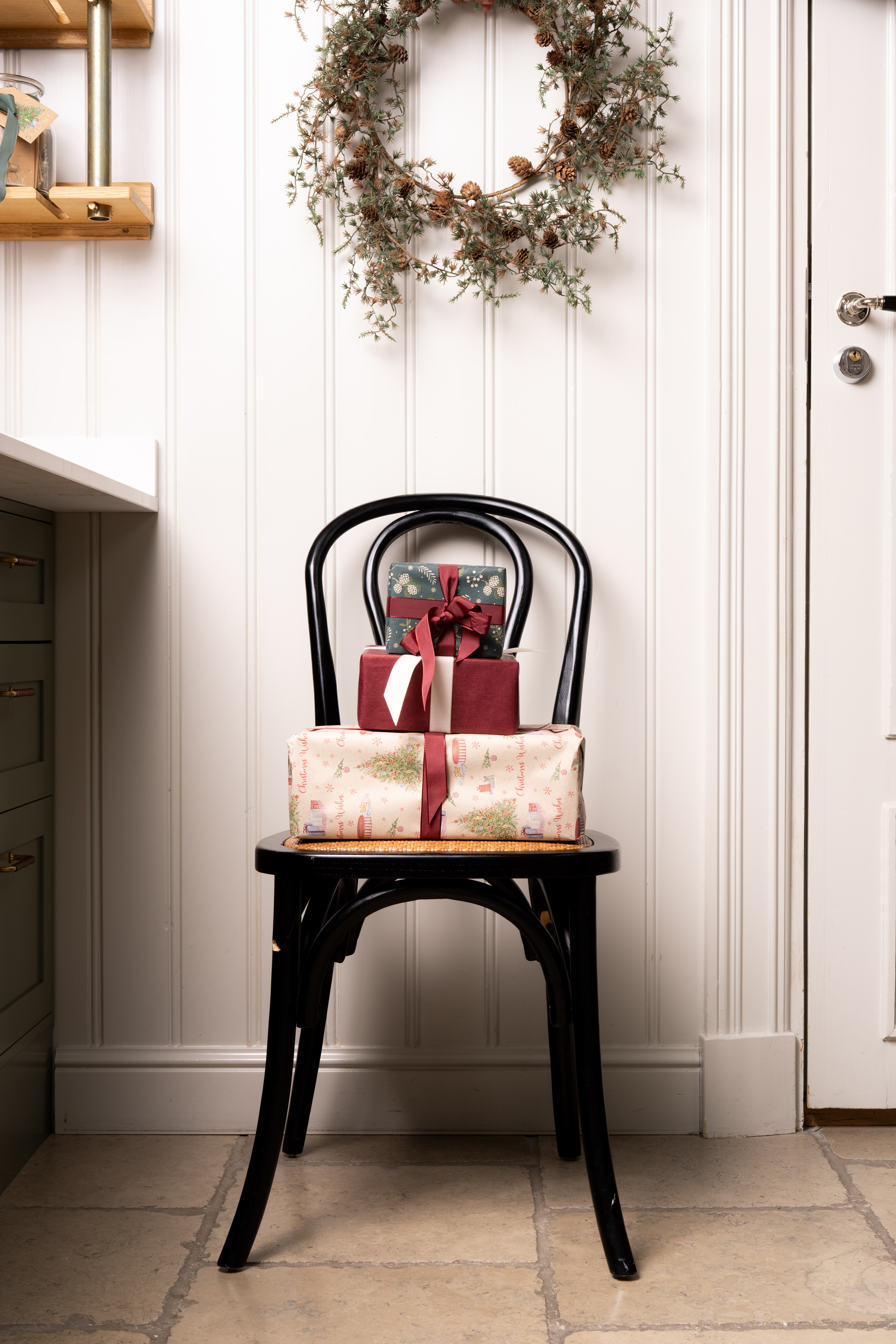 Christmas gift wrap 5M brown