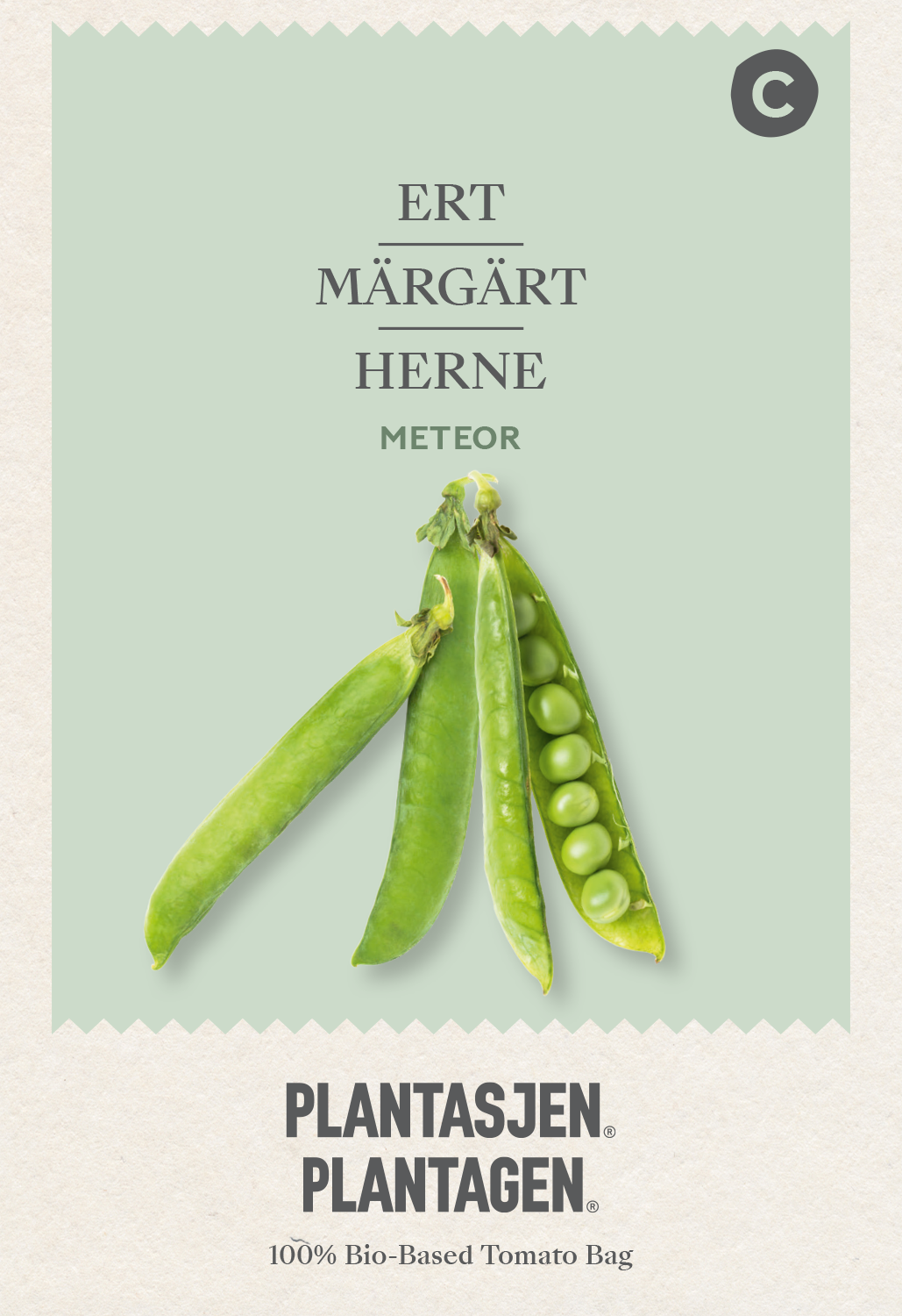 Peas (round seeded) Meteor 70/80 cm - 20 g