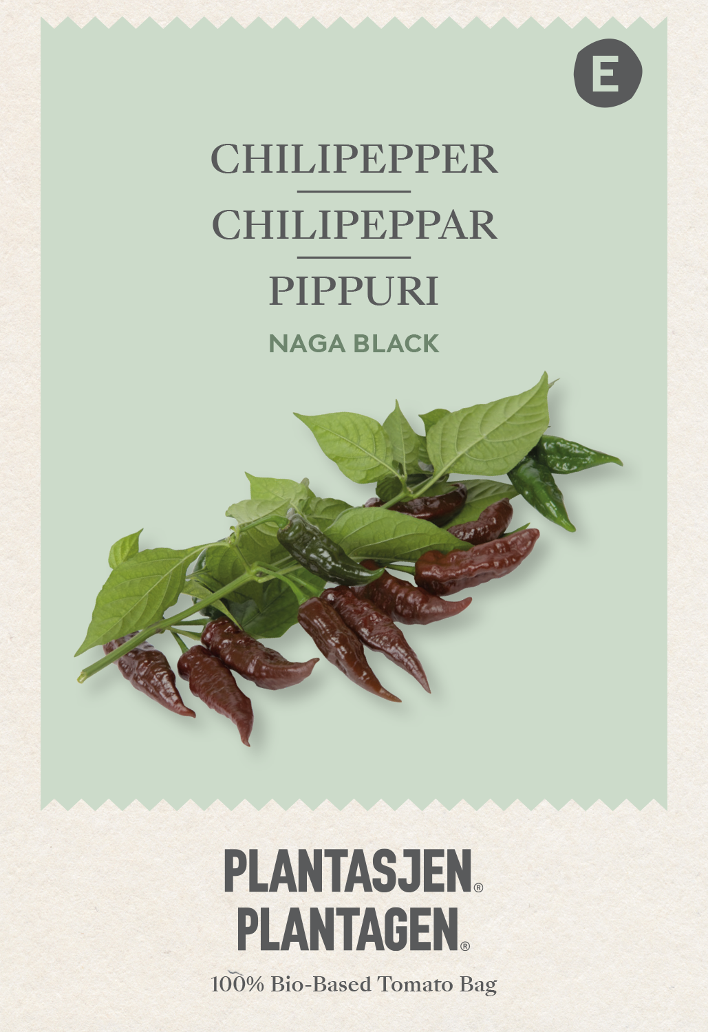Chilipeppar Naga Black
