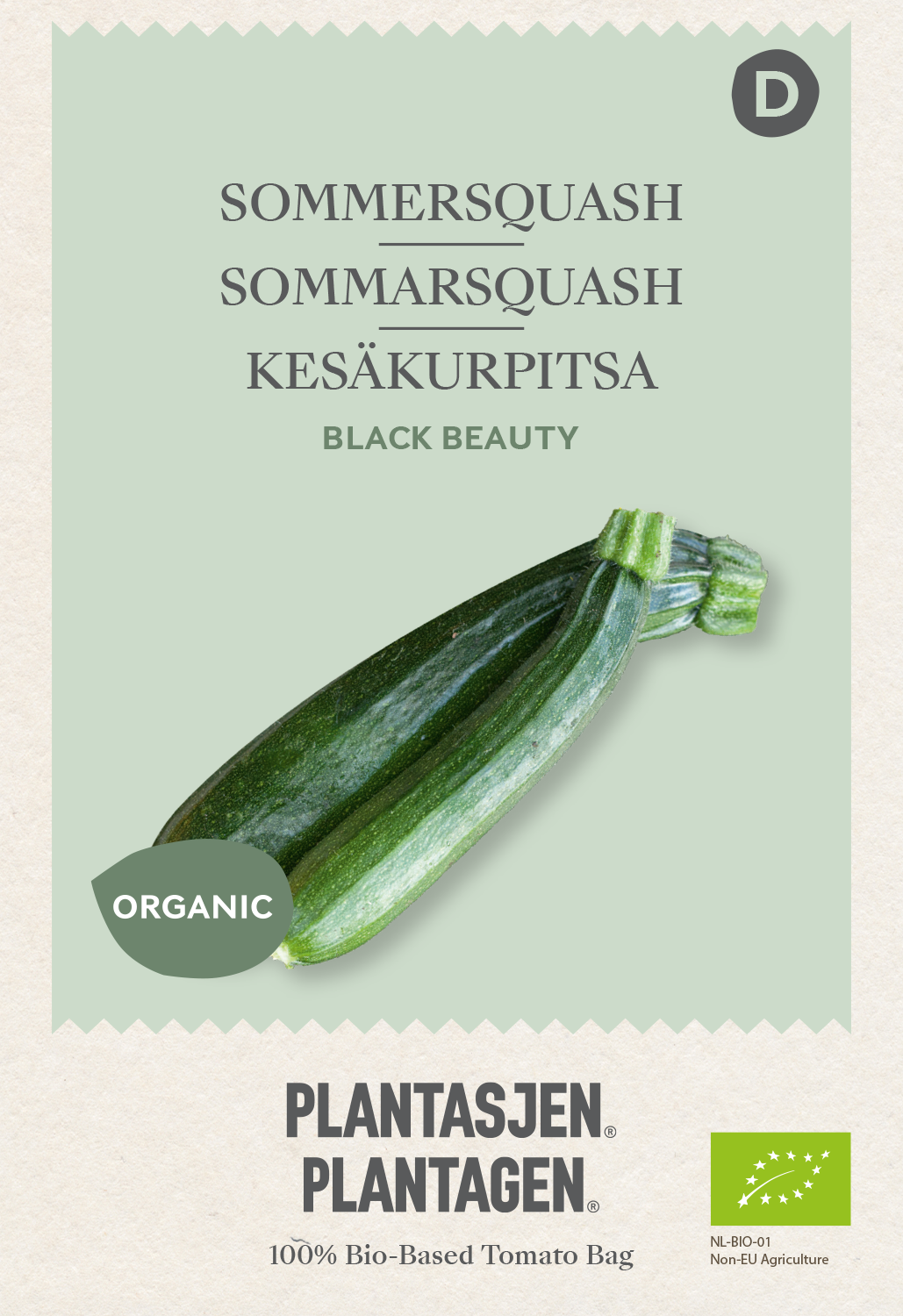 Sommarsquash Black Beauty