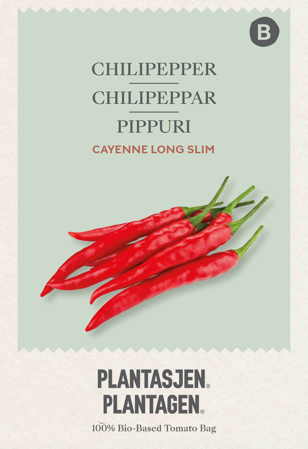 Chlipepper Cayenne lång smal
