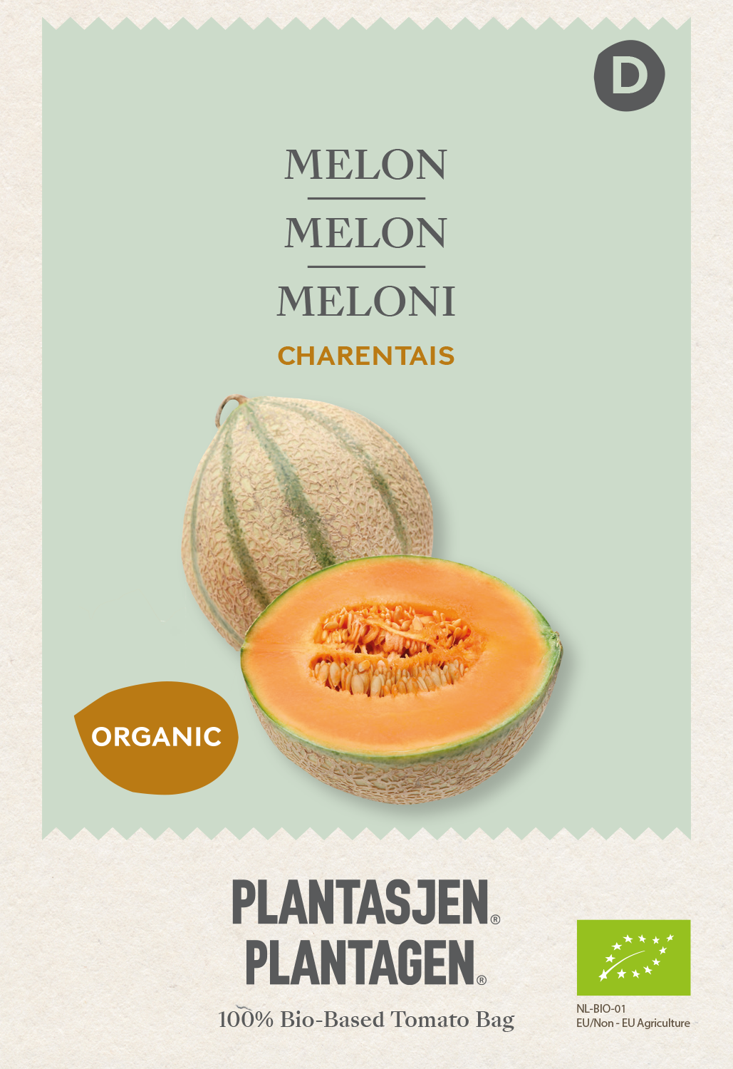 Cantaloupemelon 'Charentais'