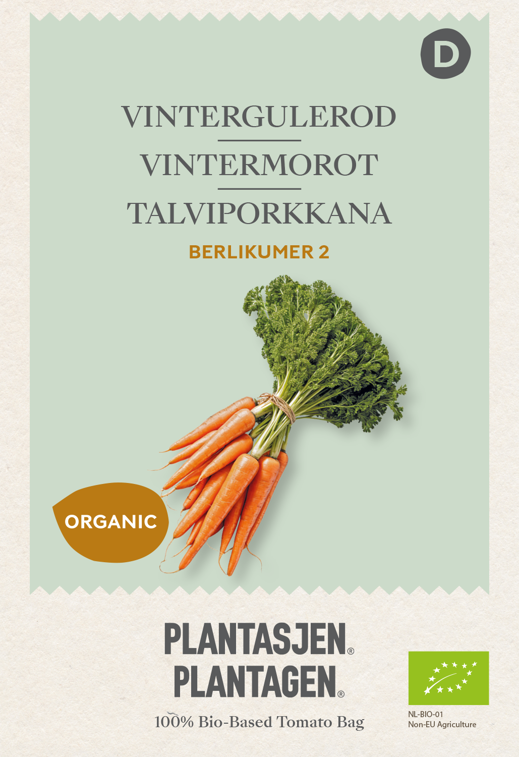 Vintermorot 'Berlikumer 2' (Skal 014218) - Organic