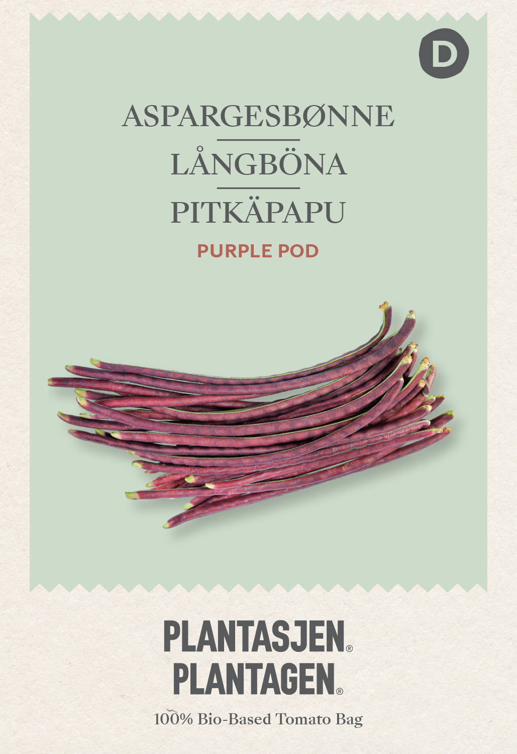 Långböna 'Purple Pod'