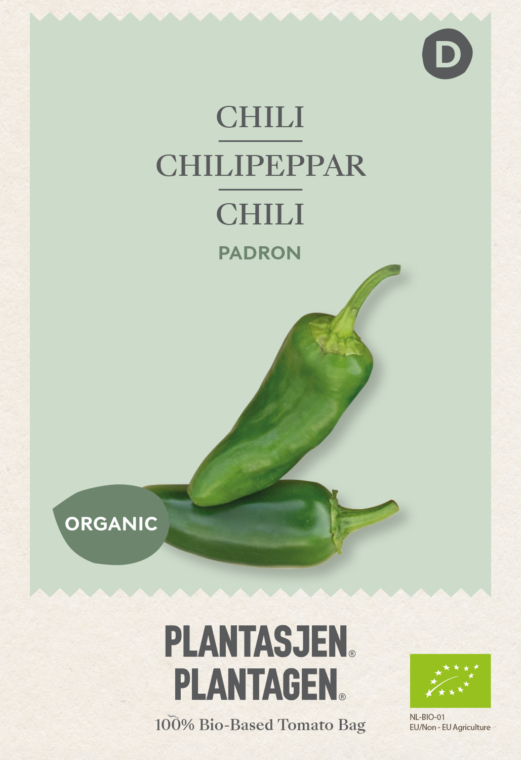 Chilipeppar 'Padron'