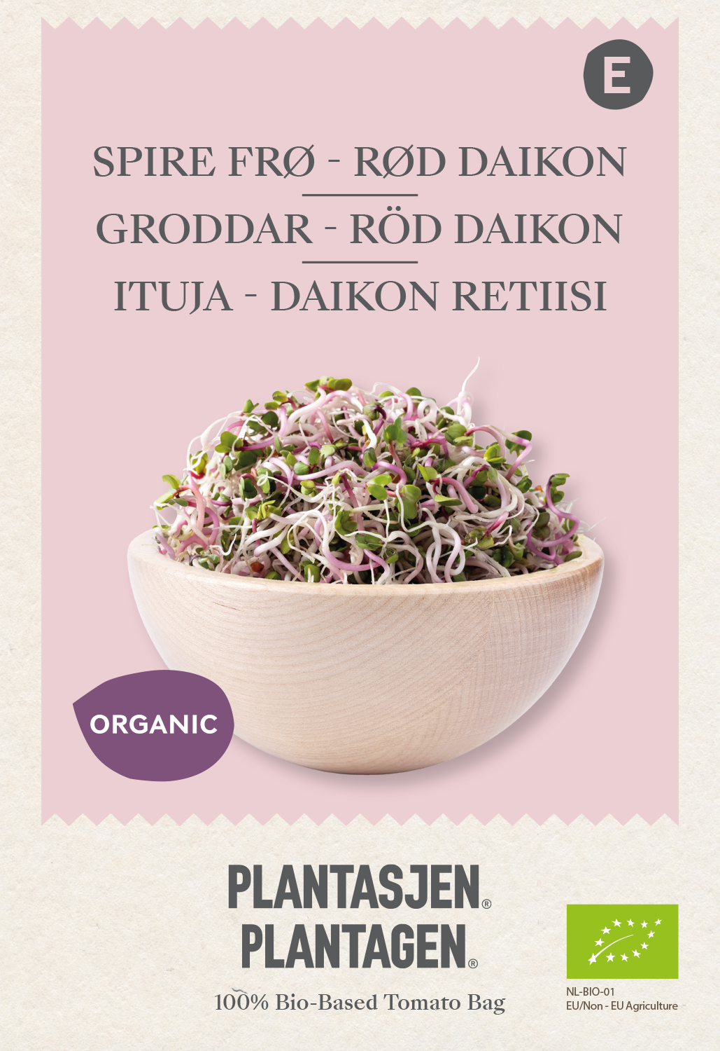 Groddar Röd Daikon