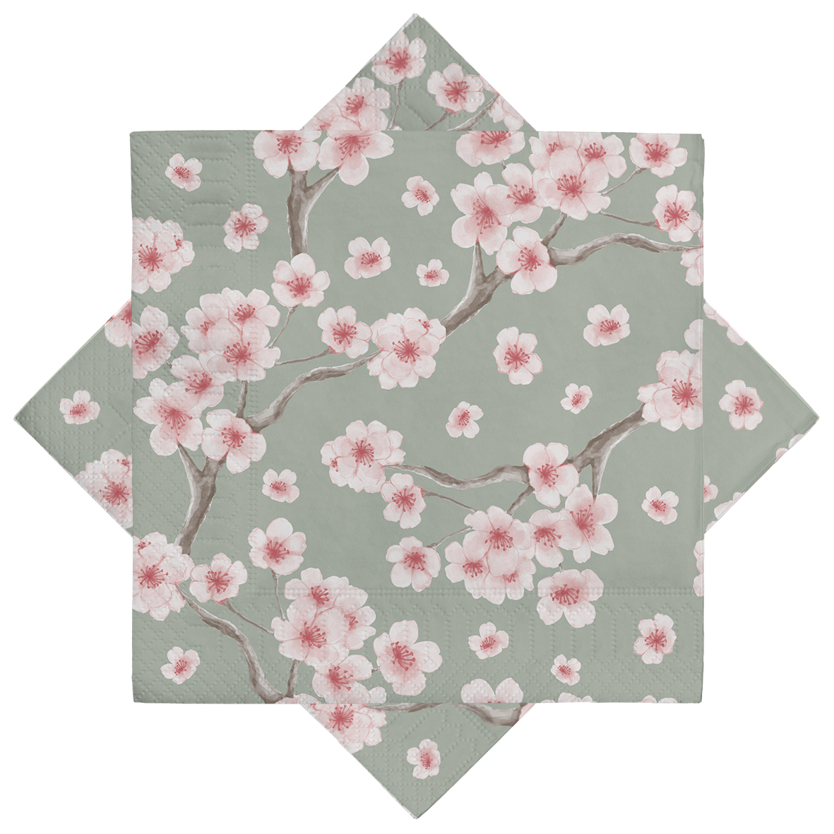 Serviett Kirsebærblomst