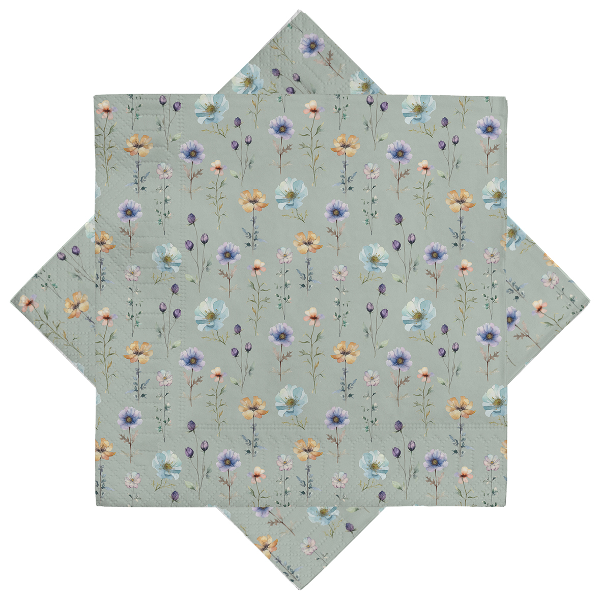 Serviett Vårblomster