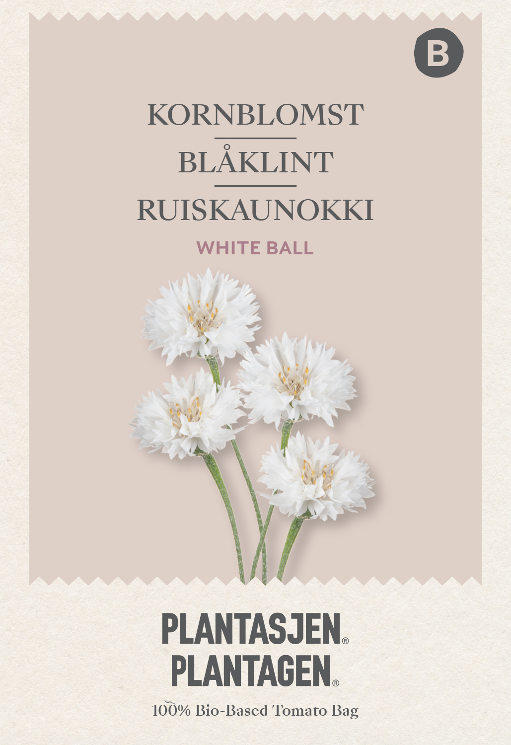 Blåklint White Ball
