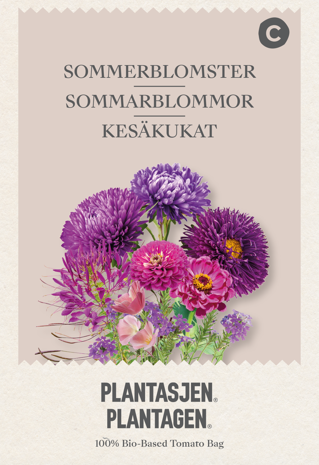 Sommarblommor lila nyanser - 1 g