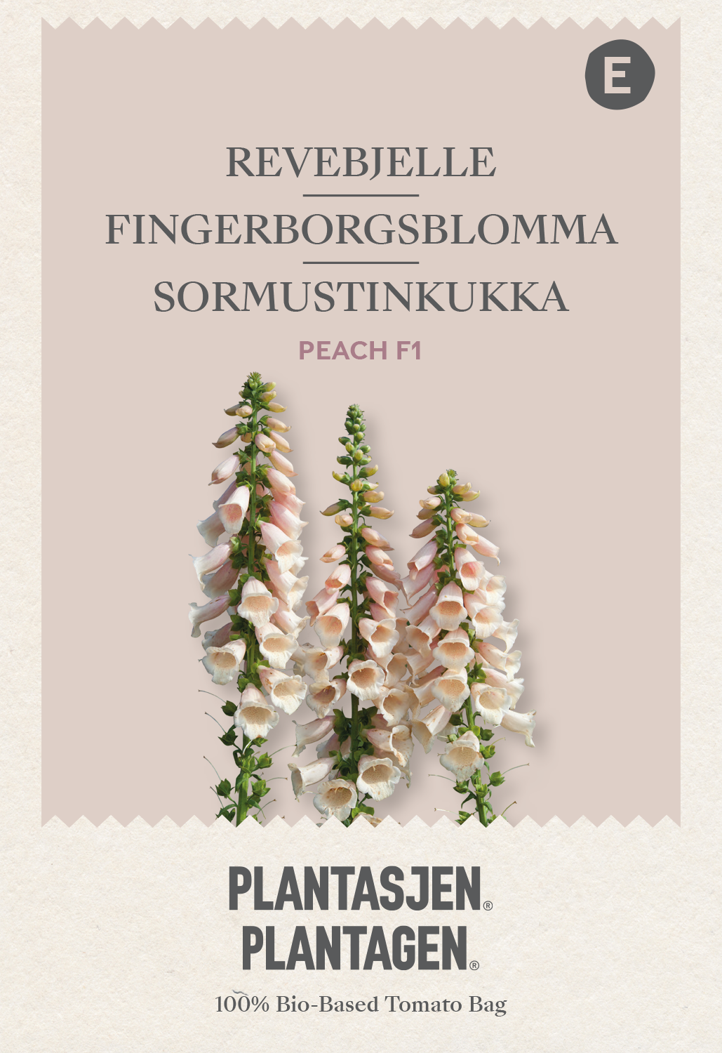 Fingerborgsblomma Peach F1