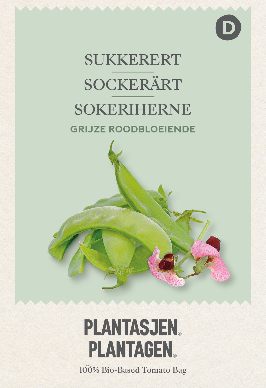 Sockerärt Grijze Roodbloeiende