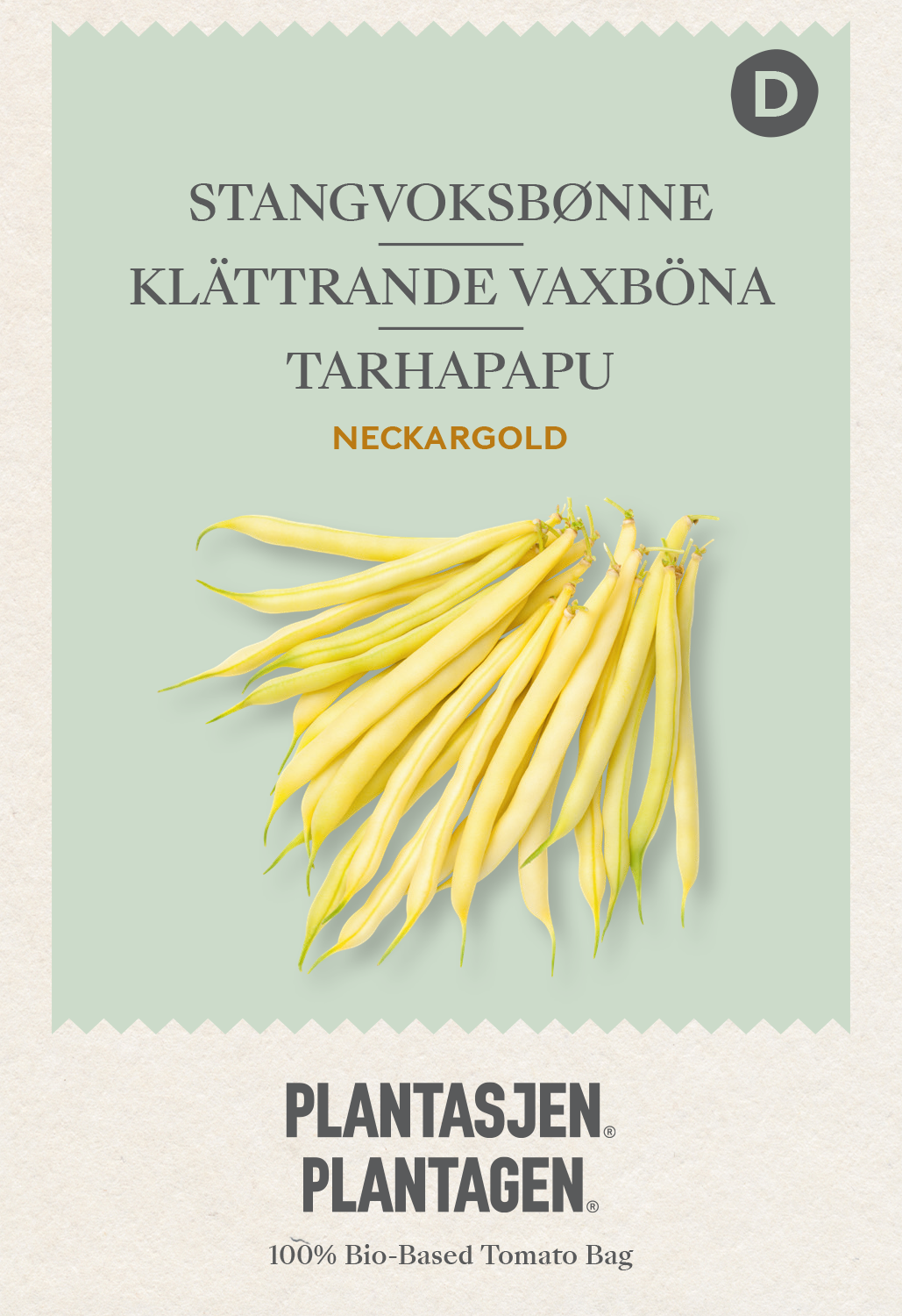 Klättrande vaxböna Neckargold