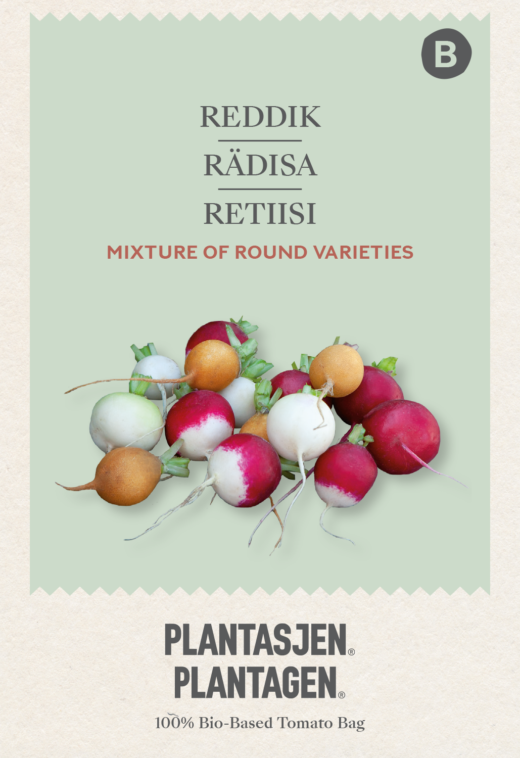 Rädiseblandning av runda sorter - 1 g