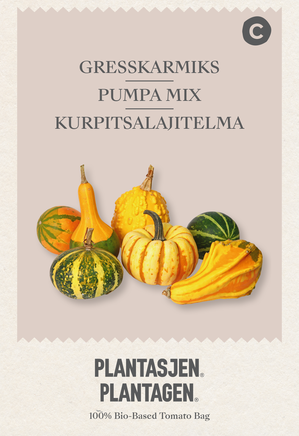 Pumpa mix små och stora sorter