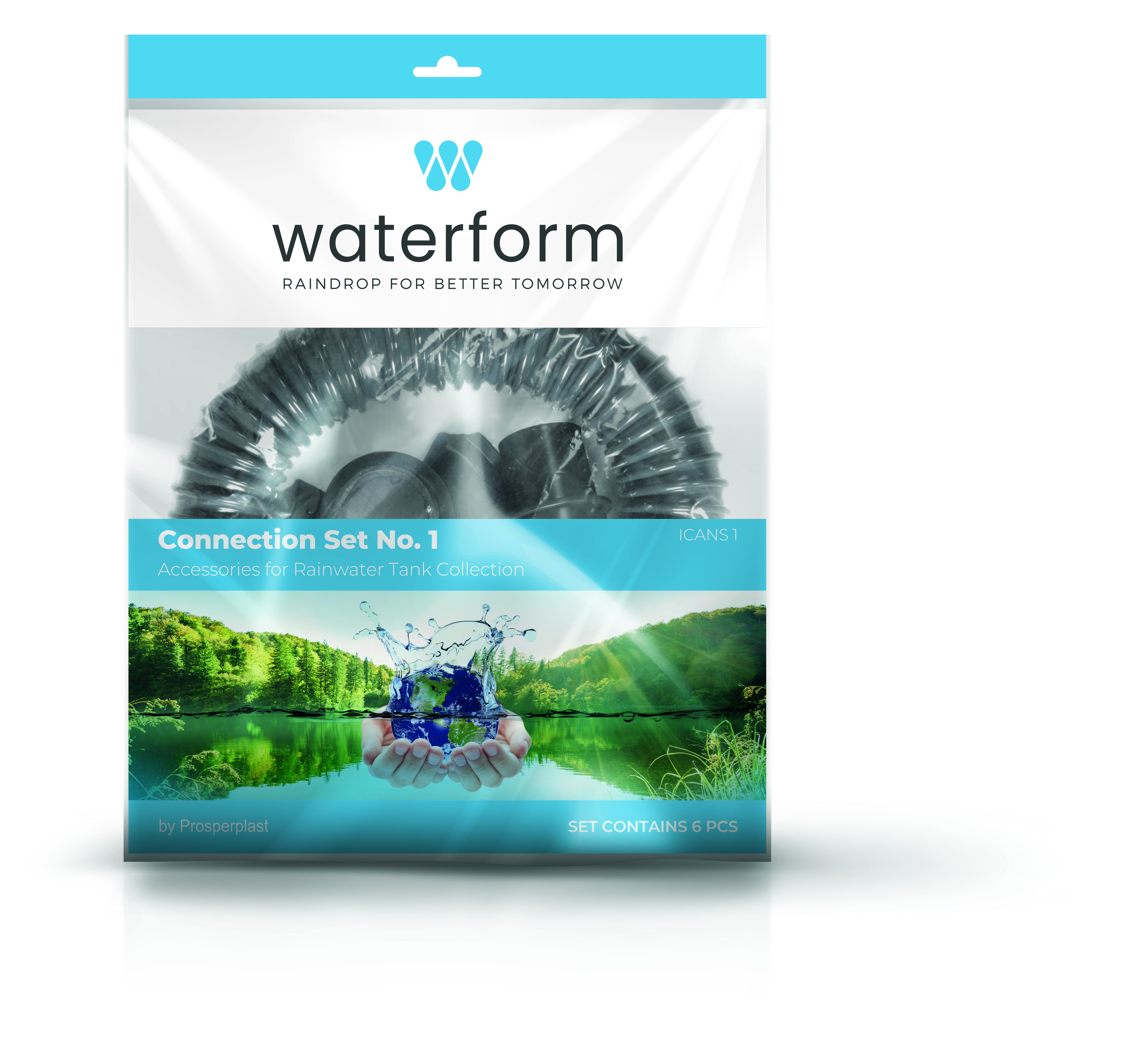 Connection set rainwater tank ICAN1