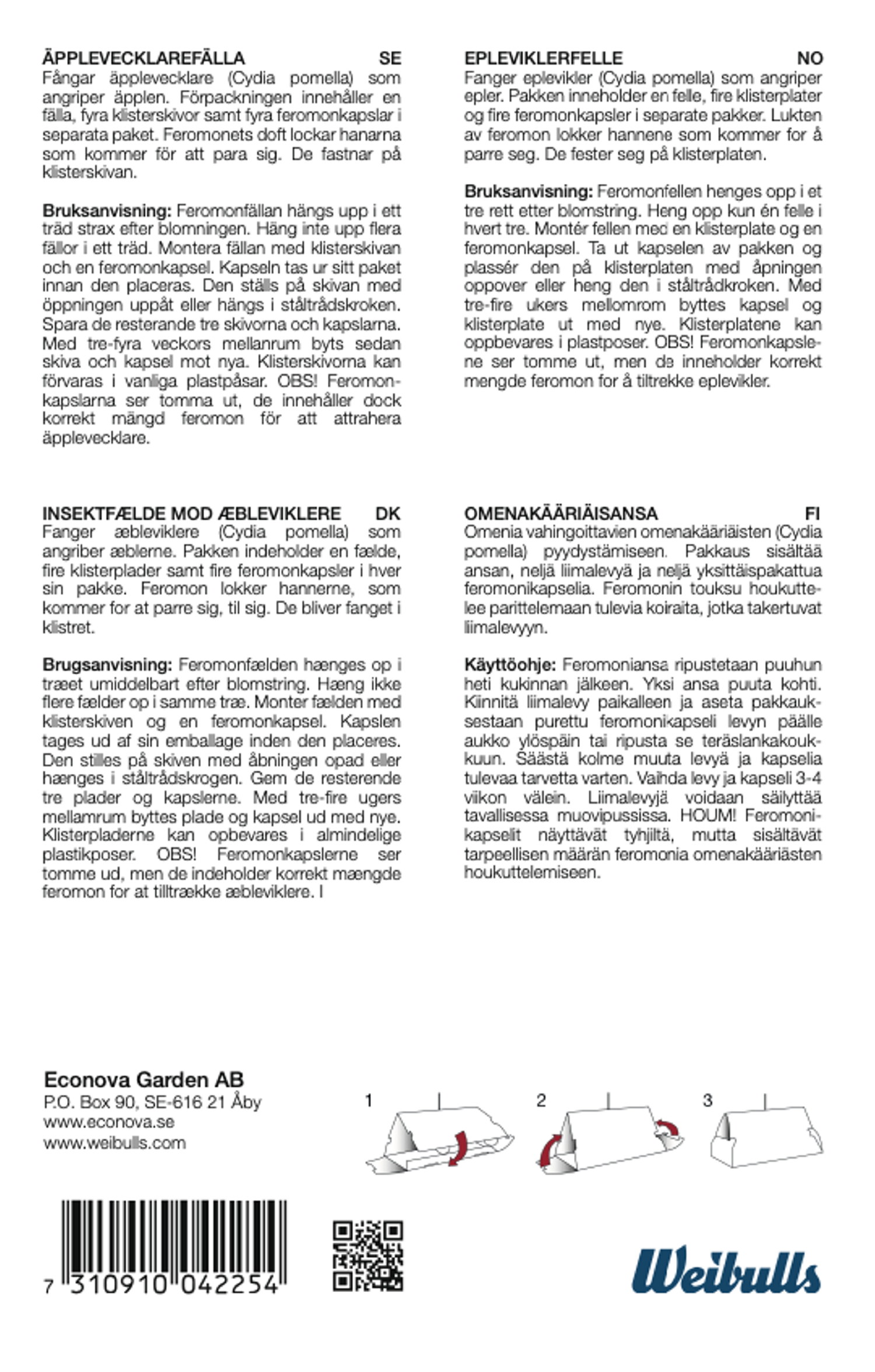 Feromonfälla äpplevecklare