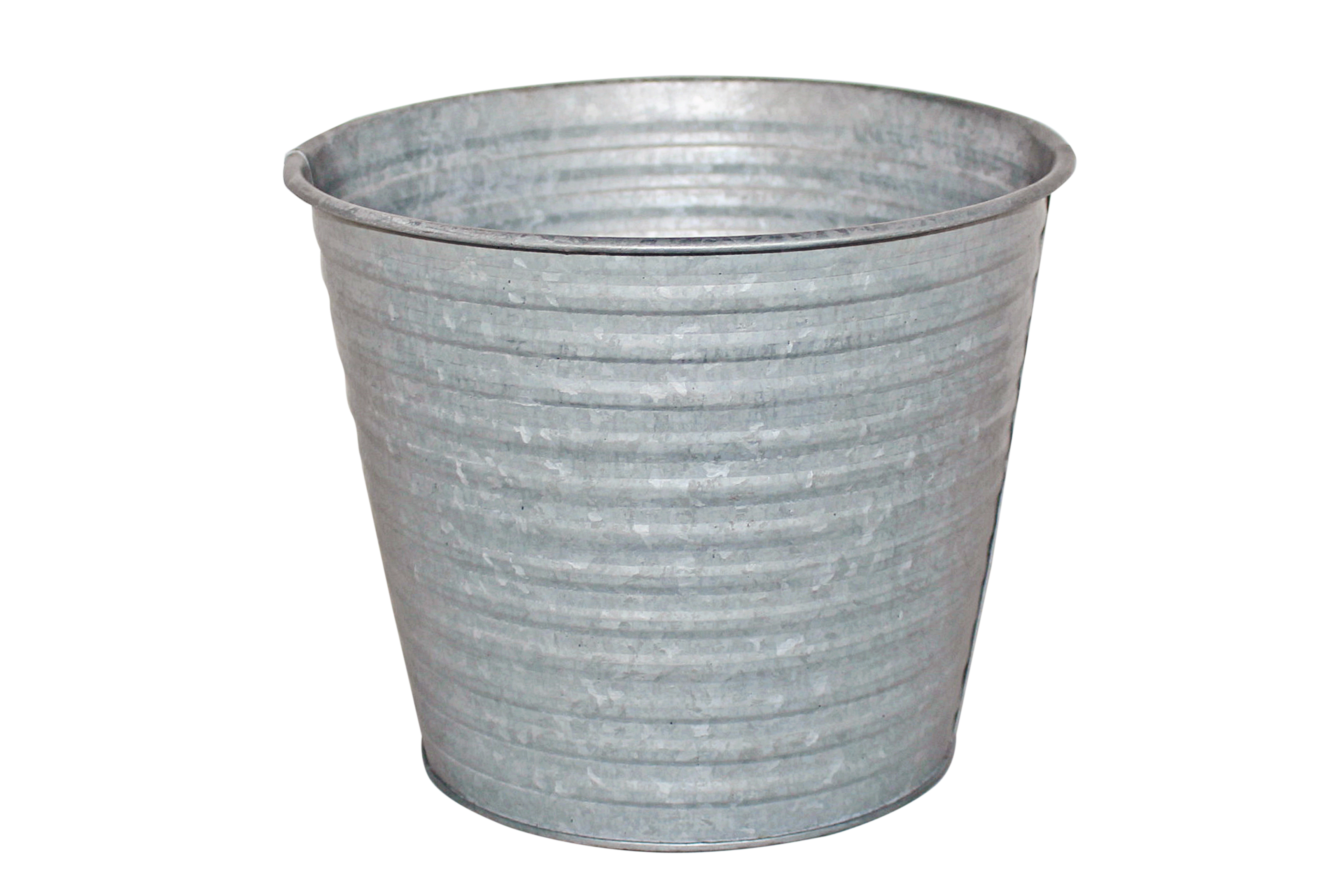 Crewe pot zinc D32 grey