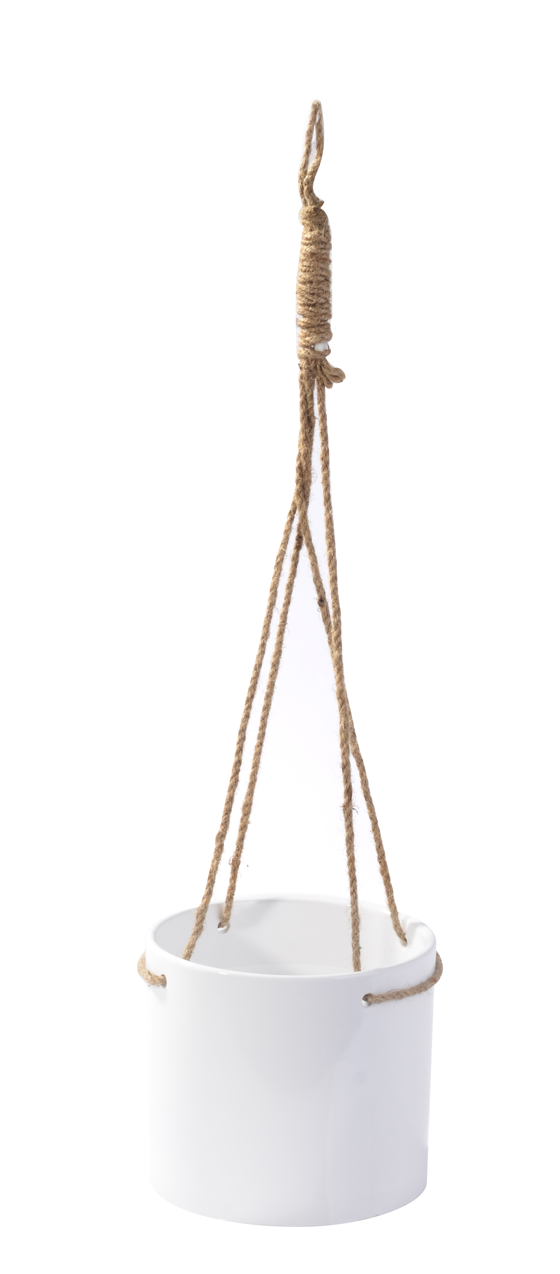 Flora hanging pot D16 white