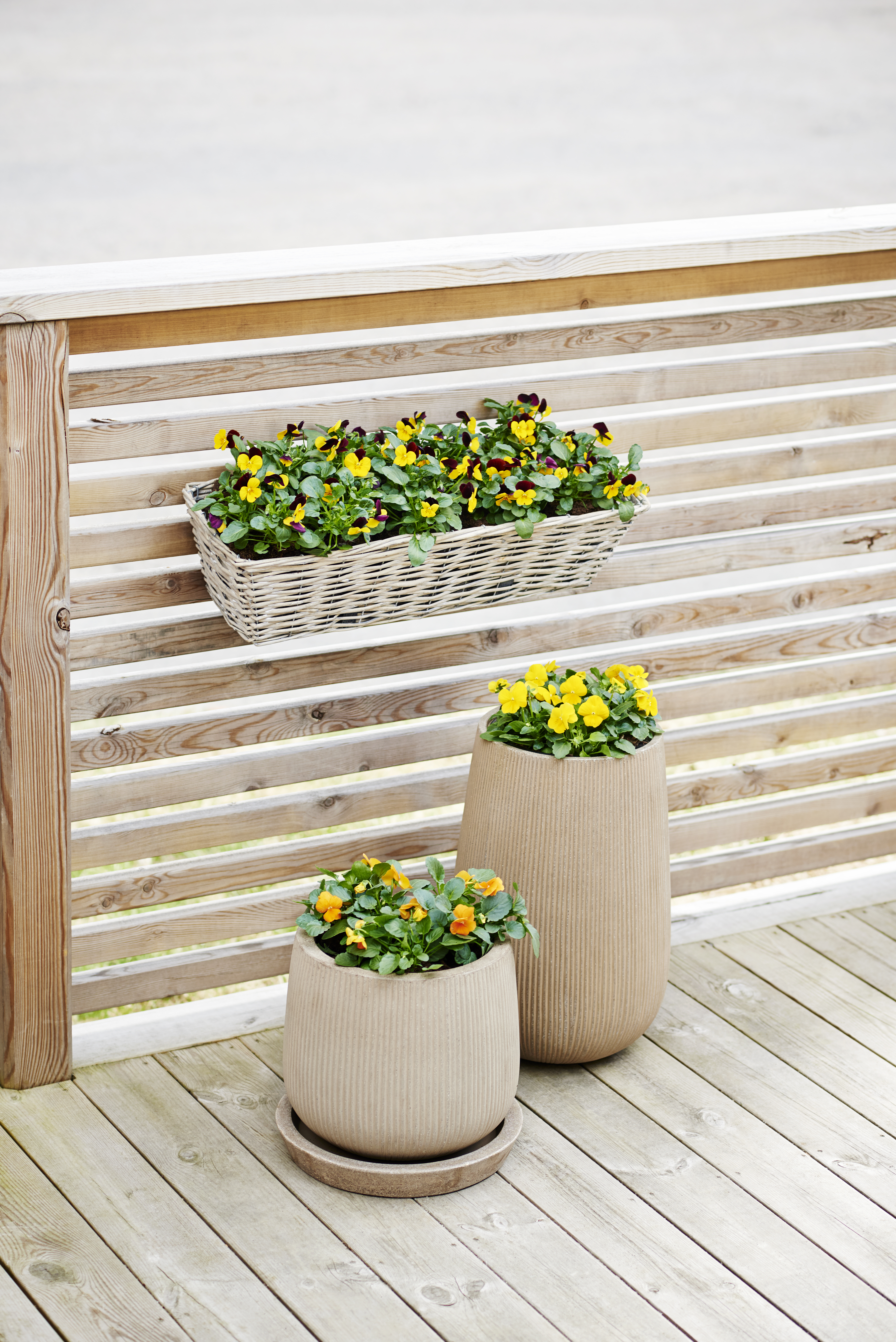 Edith balcony box L61 grey