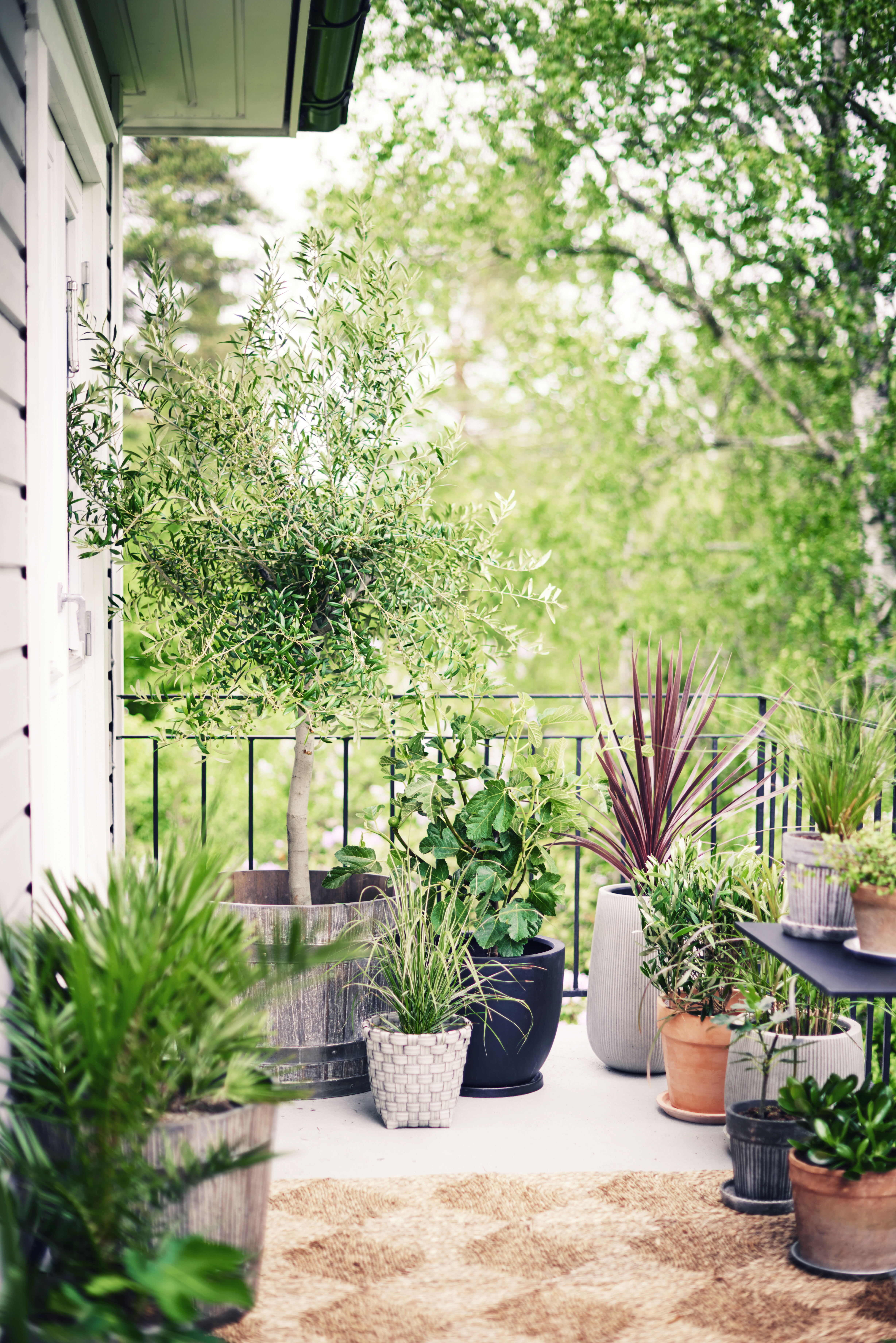 Joel high pot D47 H70 grey