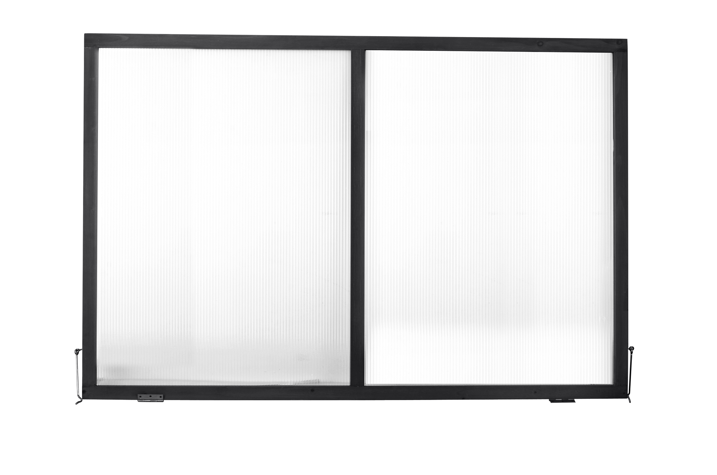 Lock med fönster till pallkrage