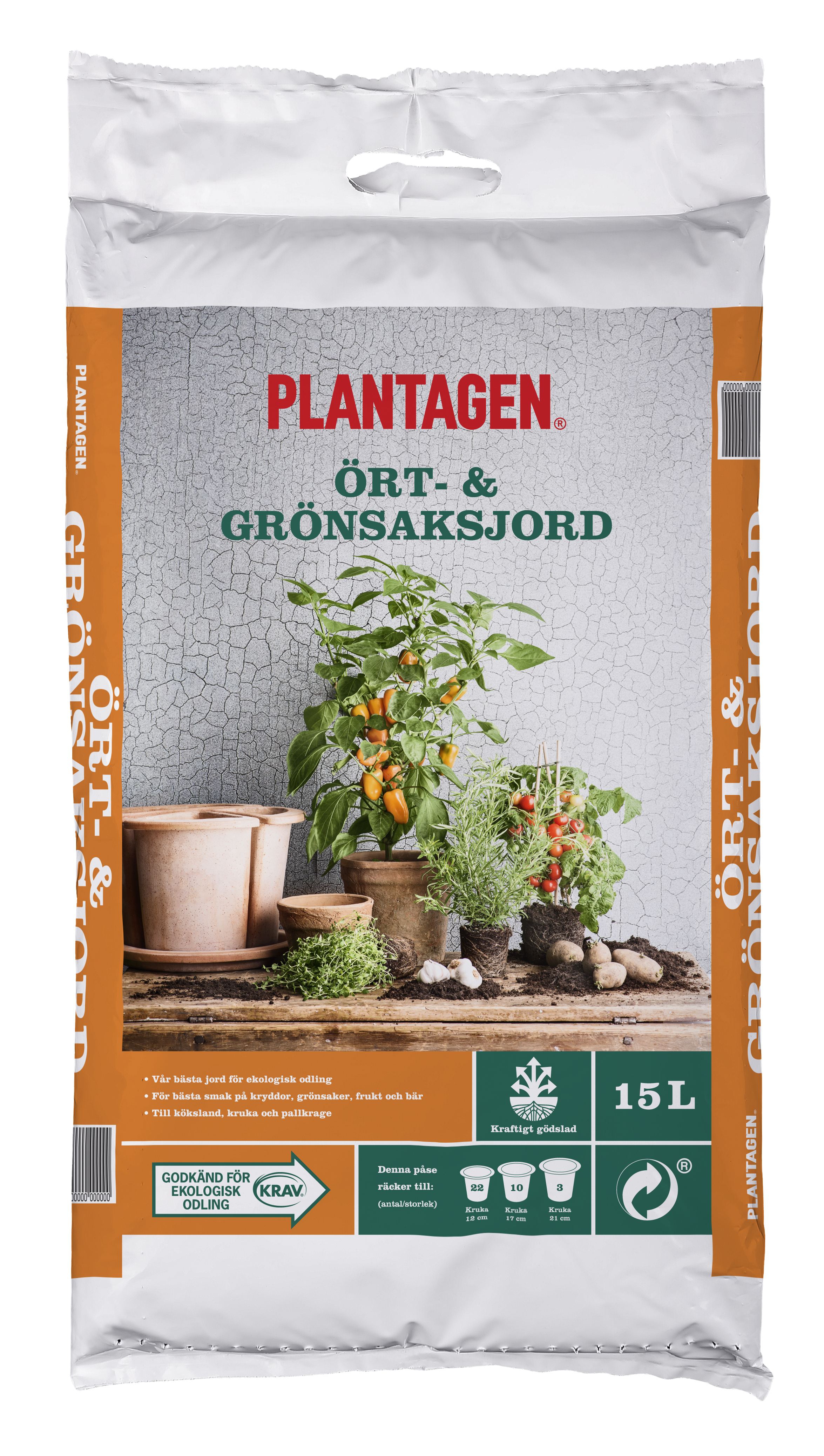 Ört- och grönsaksjord KRAV