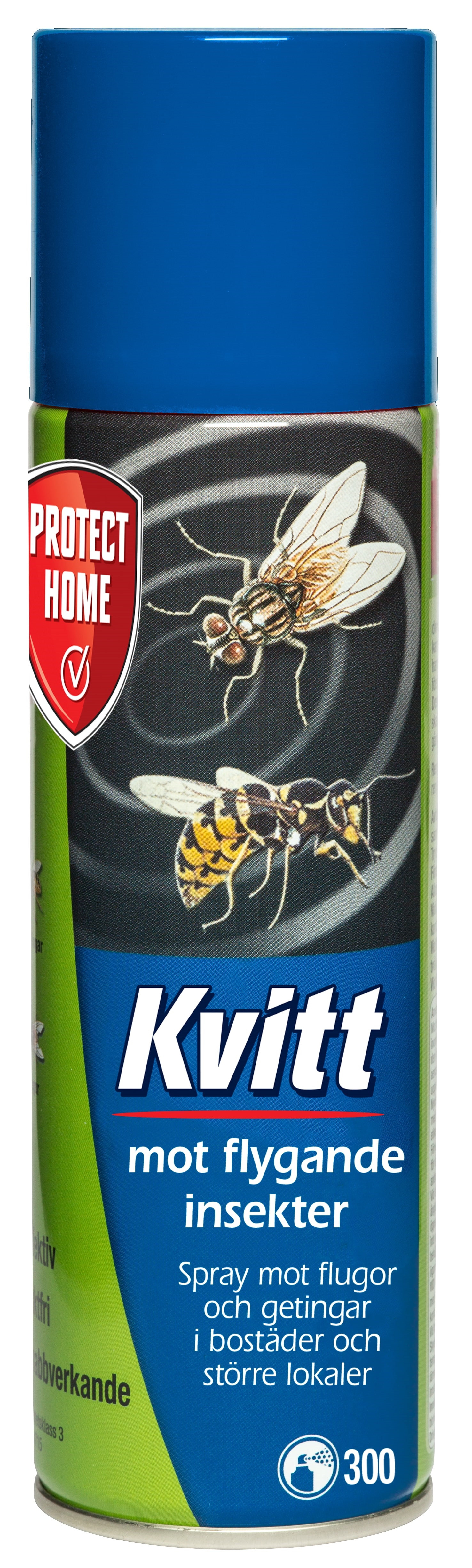 Kvitt spray mot flygande insekter