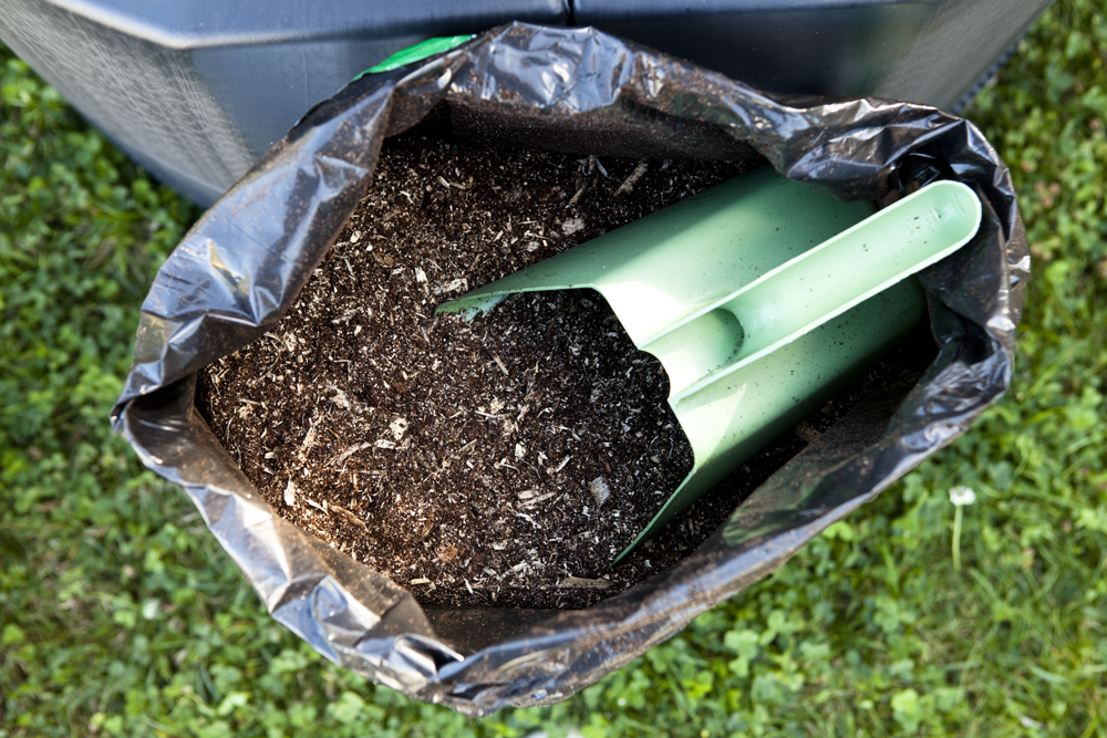 Kompostströ och toabark