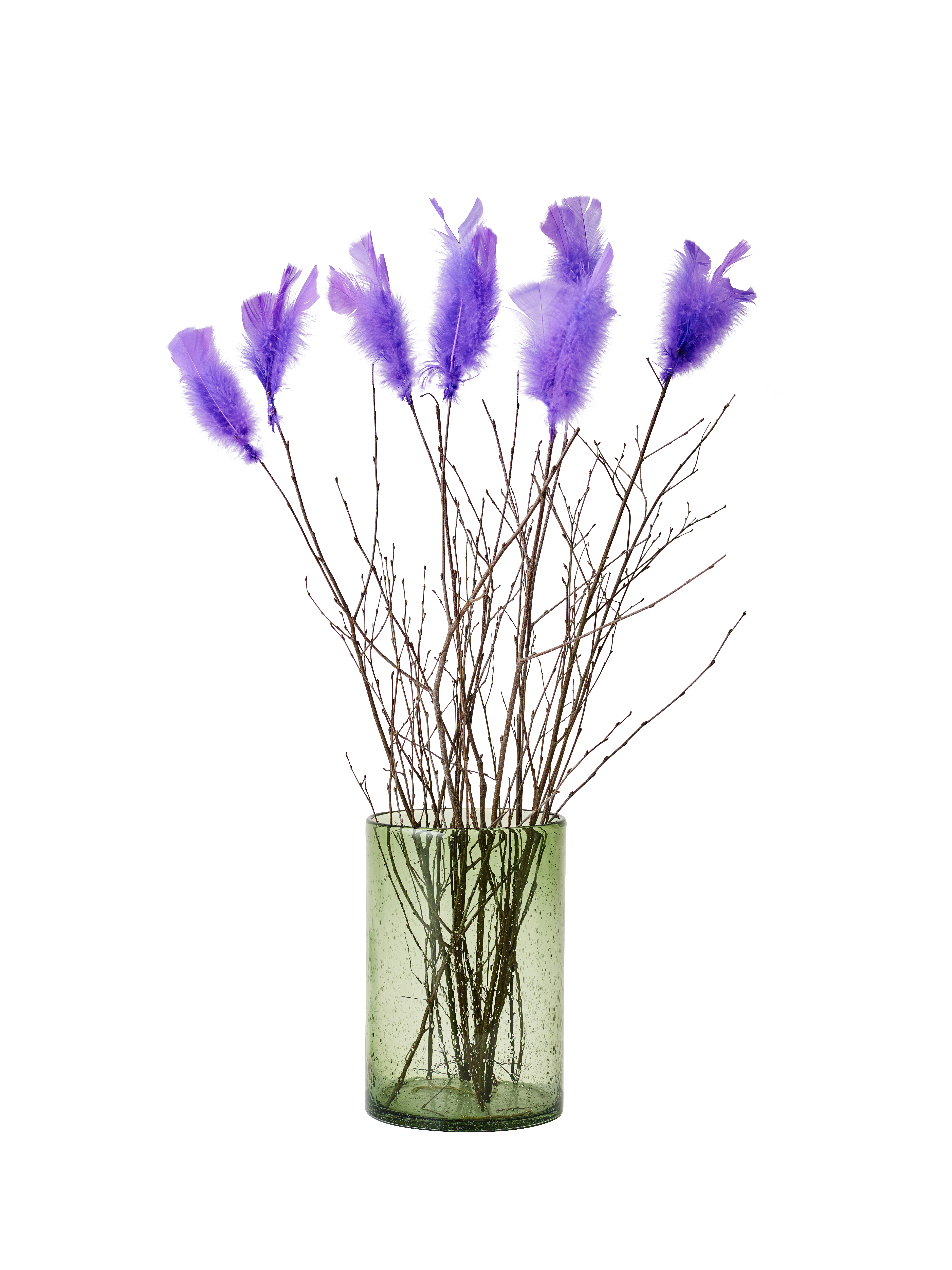 Påskris med fjädrar