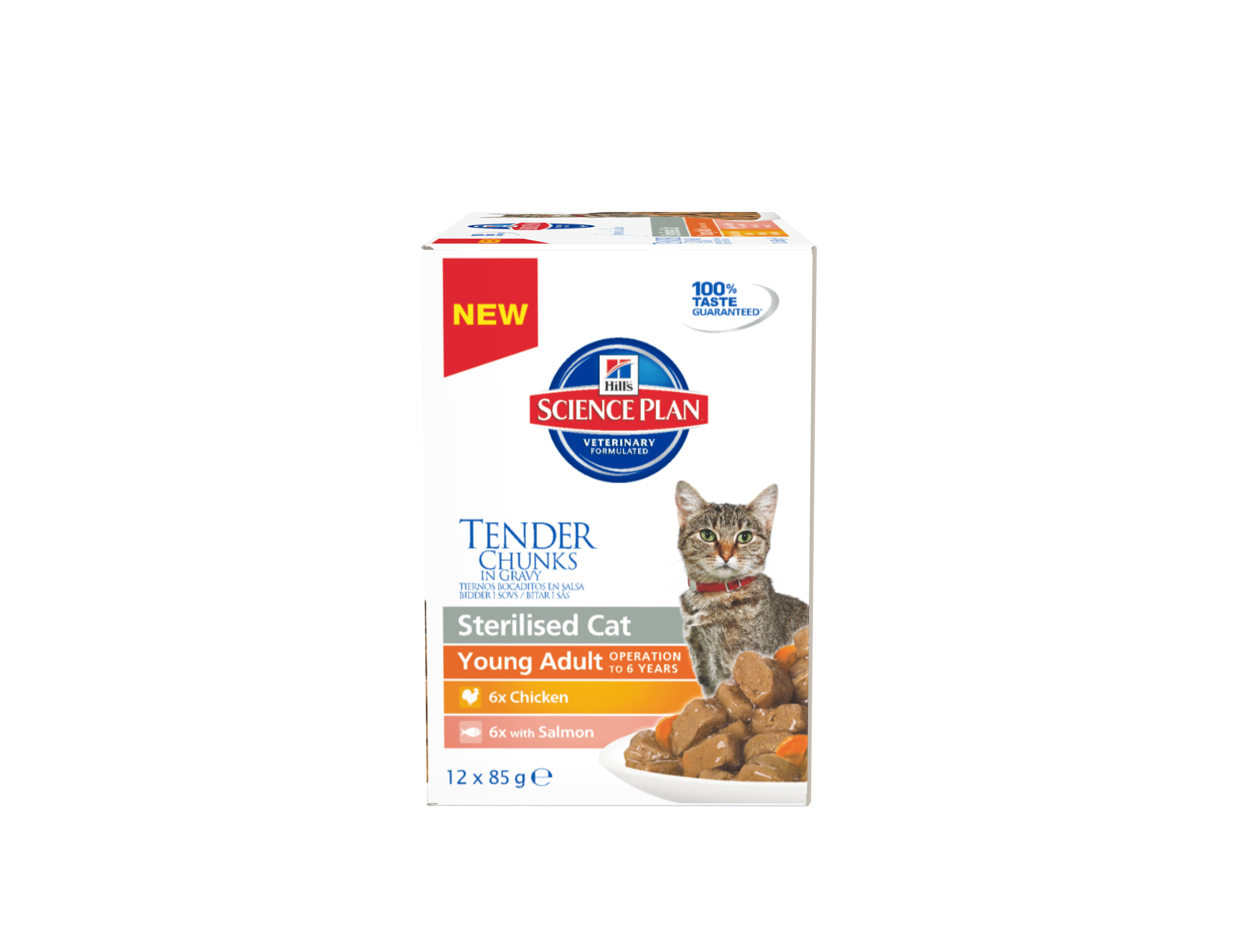 SP Feline Adult Sterilised Salmon & Chicken 12x85g