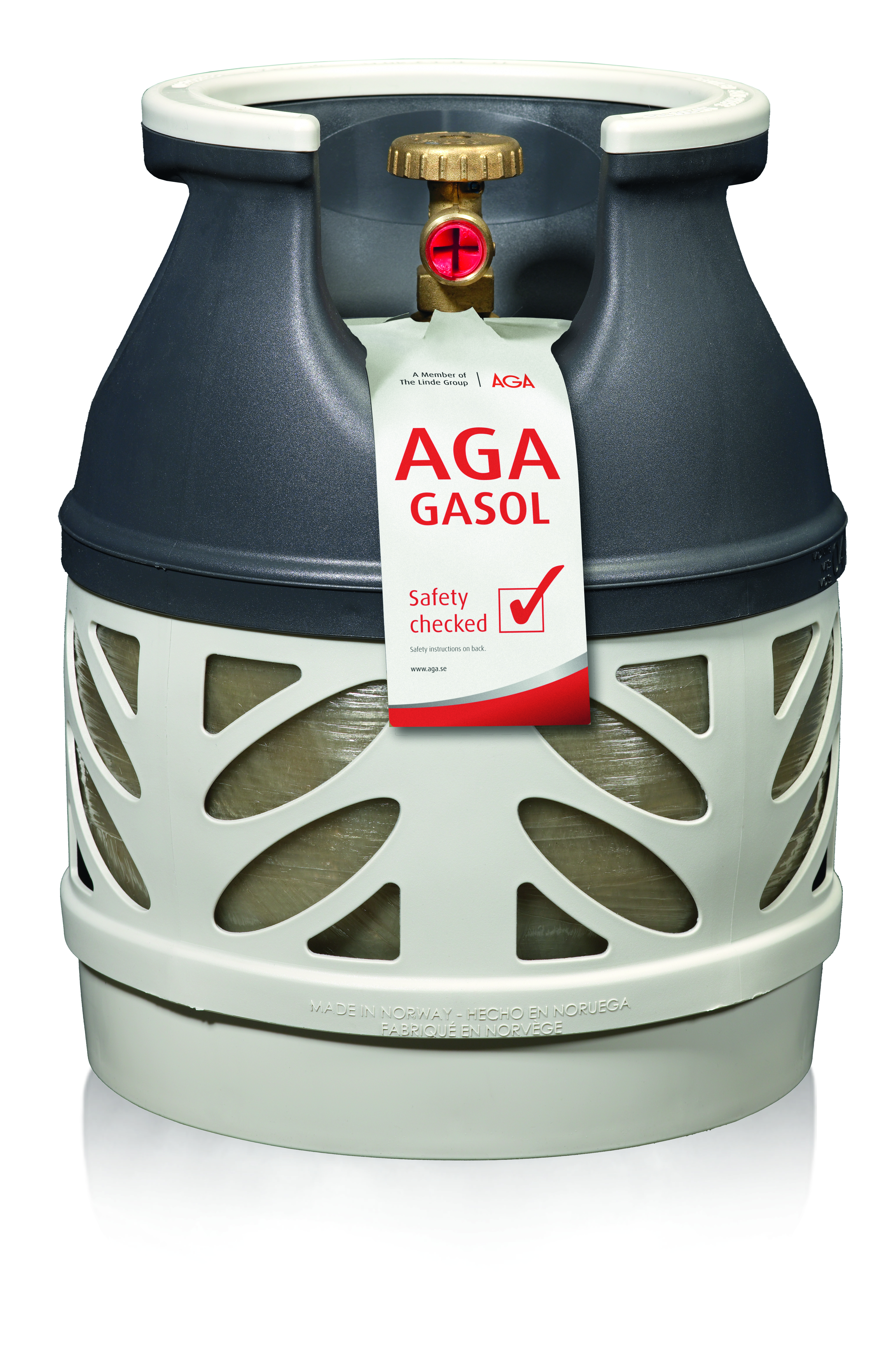 NY - FLASKA&GASOL - 5KG - KOMPOSIT - Linde Gas