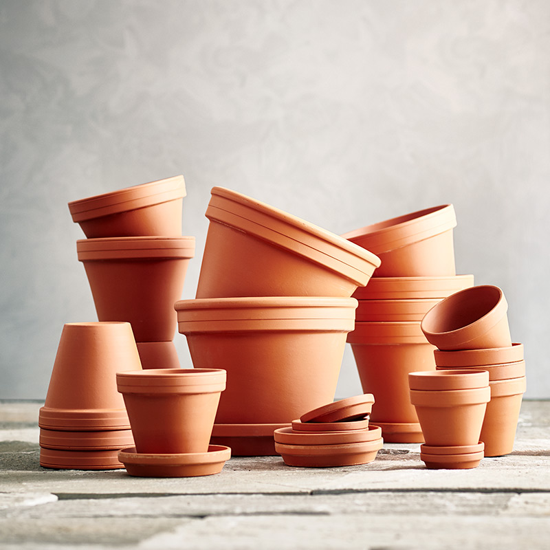 Plant pot D15 terracotta