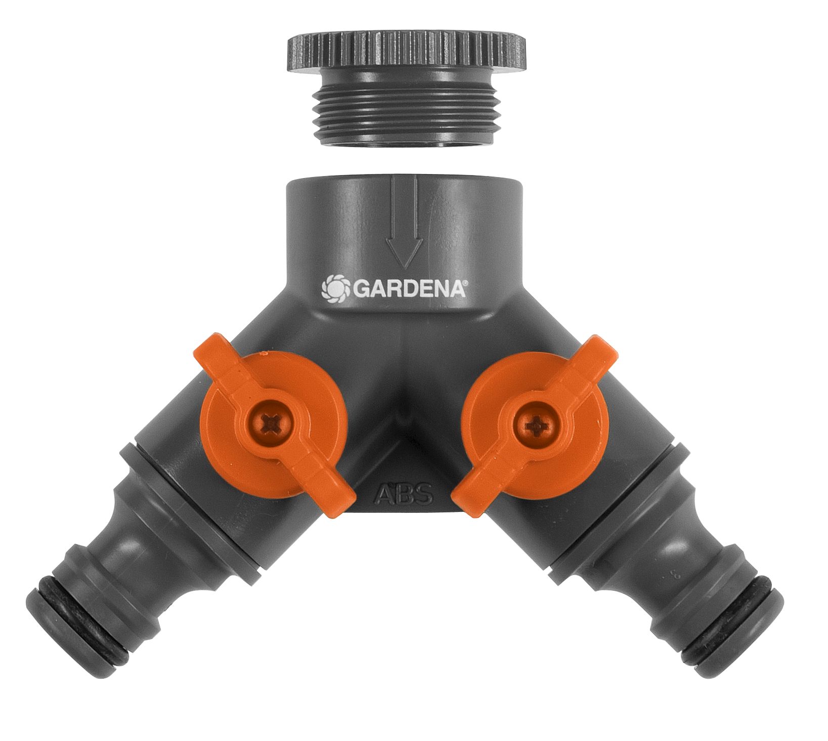 2-vägskran med adapter 1/2-3/4" Gardena