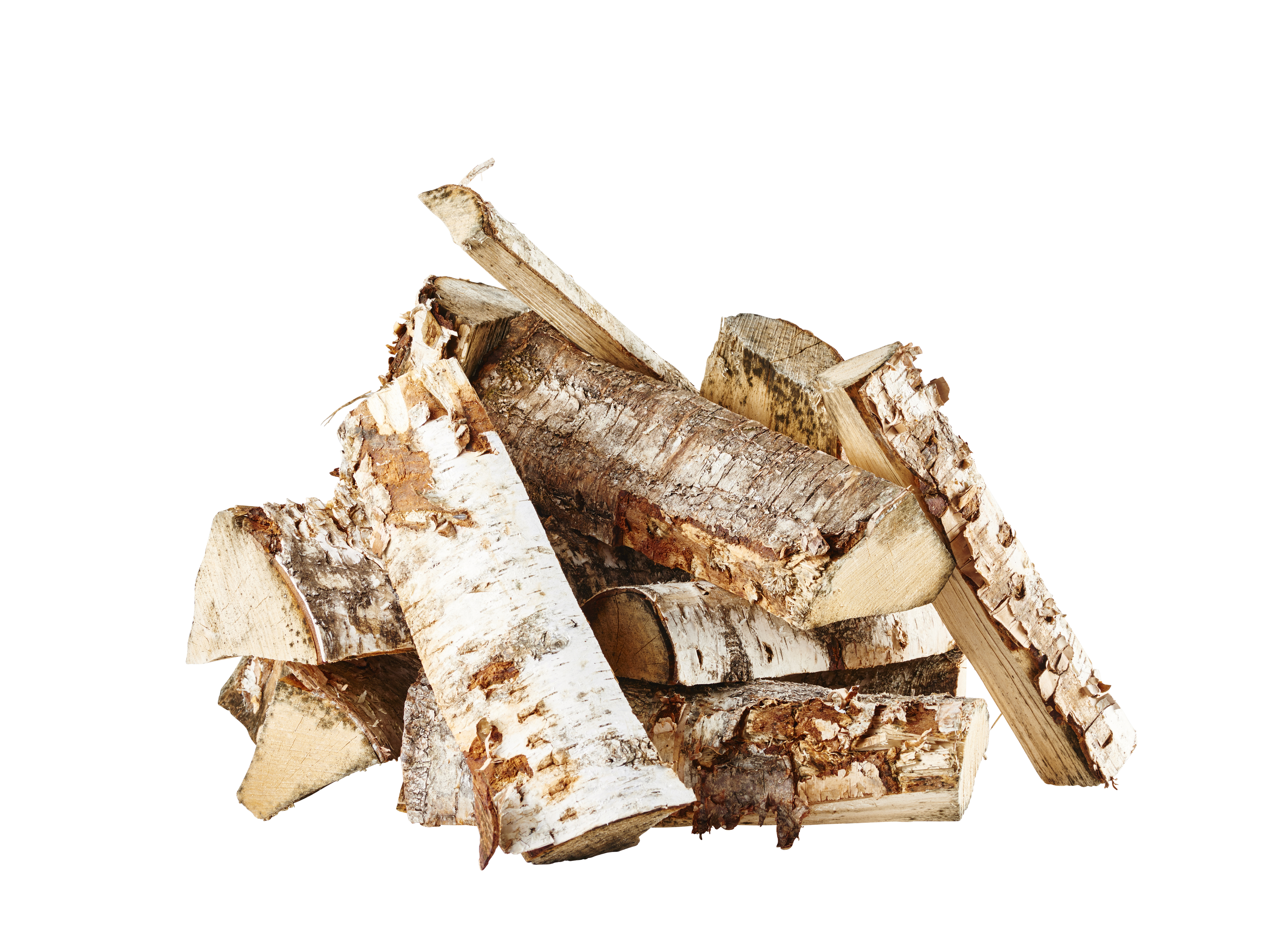Firewood - Split birch wood for fireplaces and bonfires