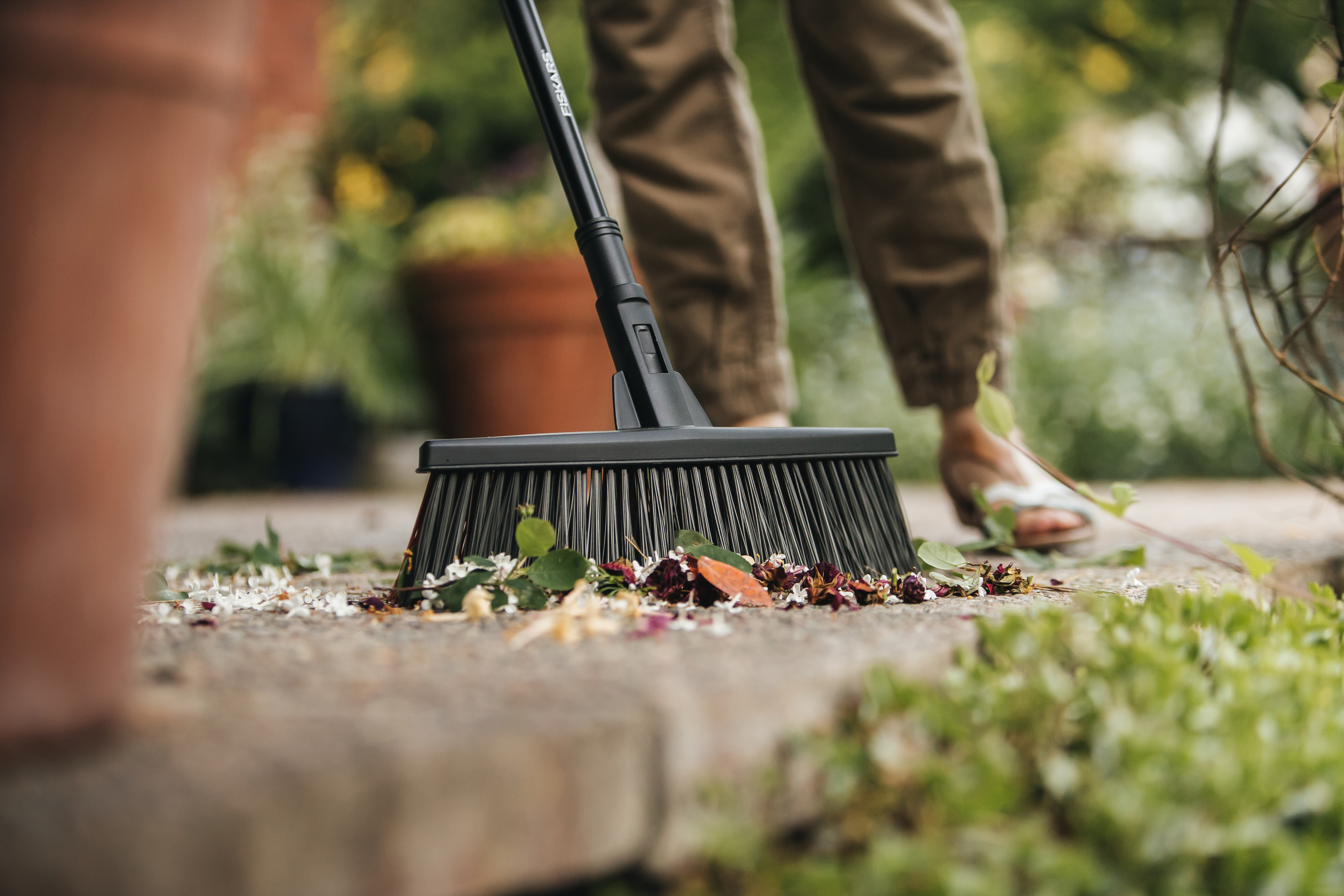 Kvast med bytbart huvud