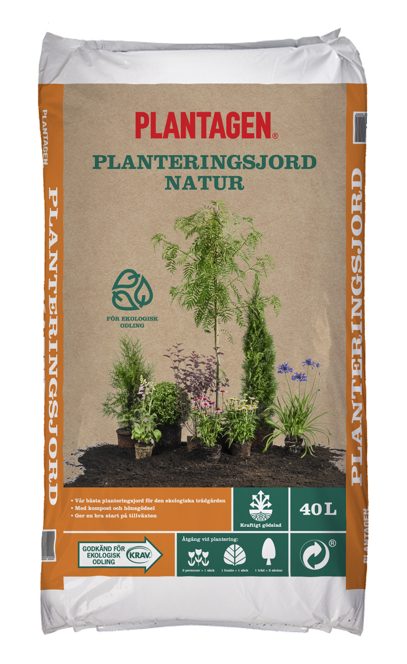 Planteringsjord Natur KRAV