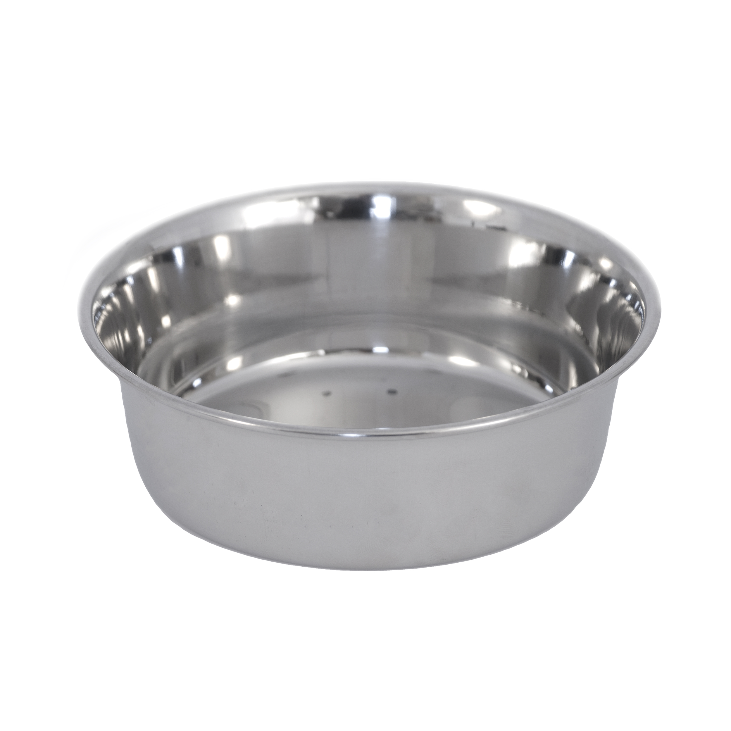FOOD BOWL STAINLESS STEEL, SIZE:14X14X4cm